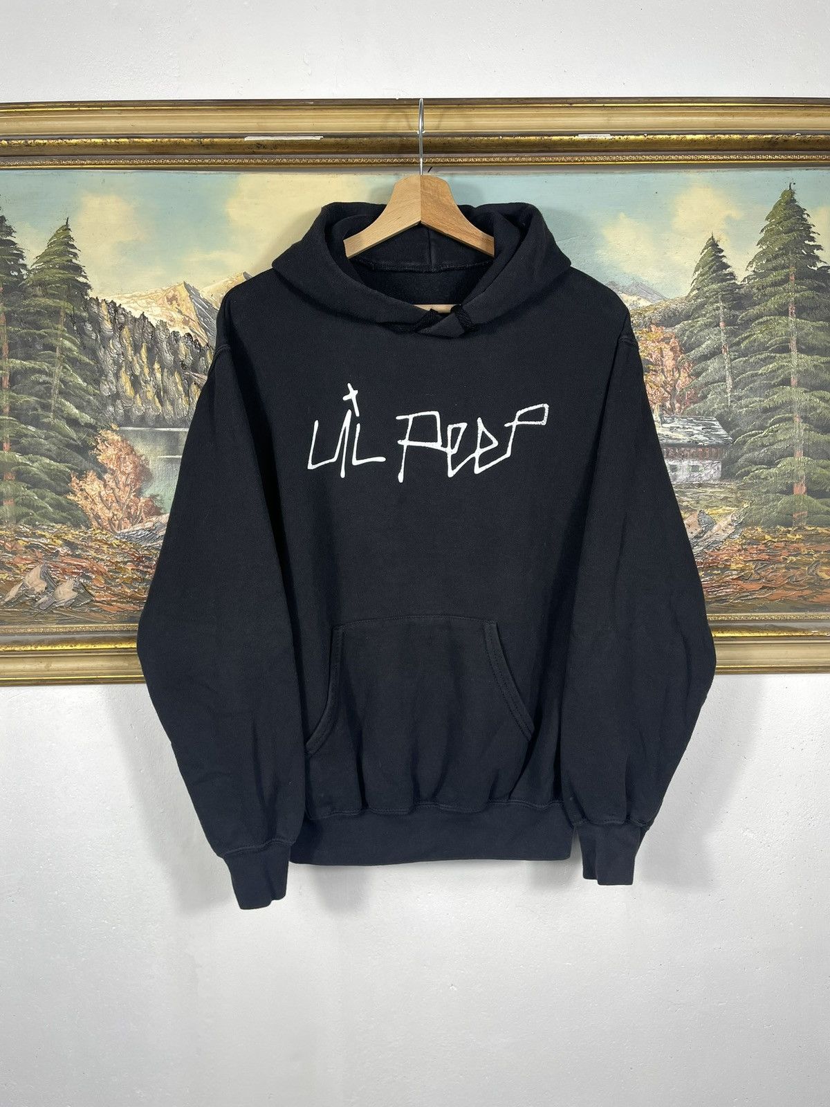 Band Tees Lil Peep come over when you're sober black hoodie 2017 merch Size US M / EU 48-50 / 2 - 1 Thumbnail