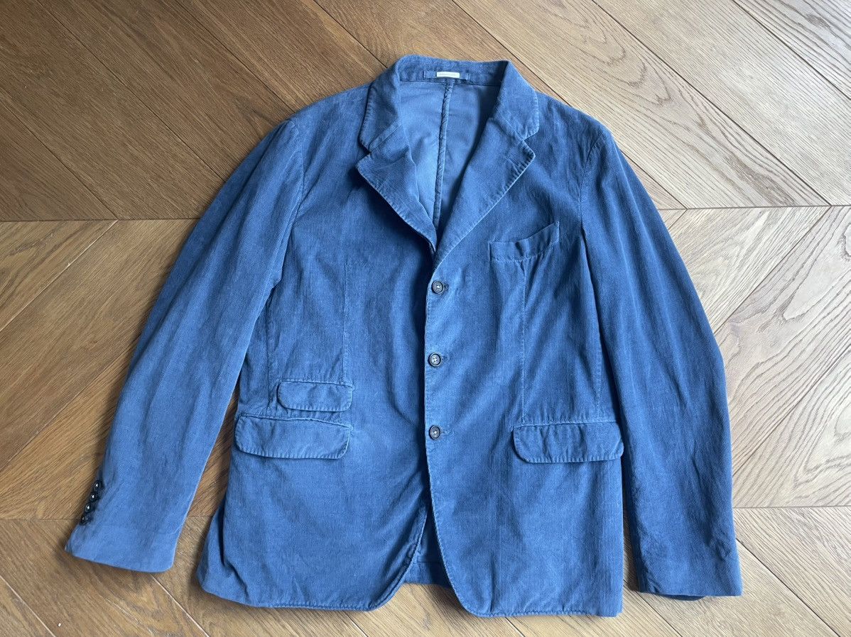 Massimo Alba Massimo Alba CATCH2 baby courdouy jacket in blue Size US L / EU 52-54 / 3 - 1 Thumbnail