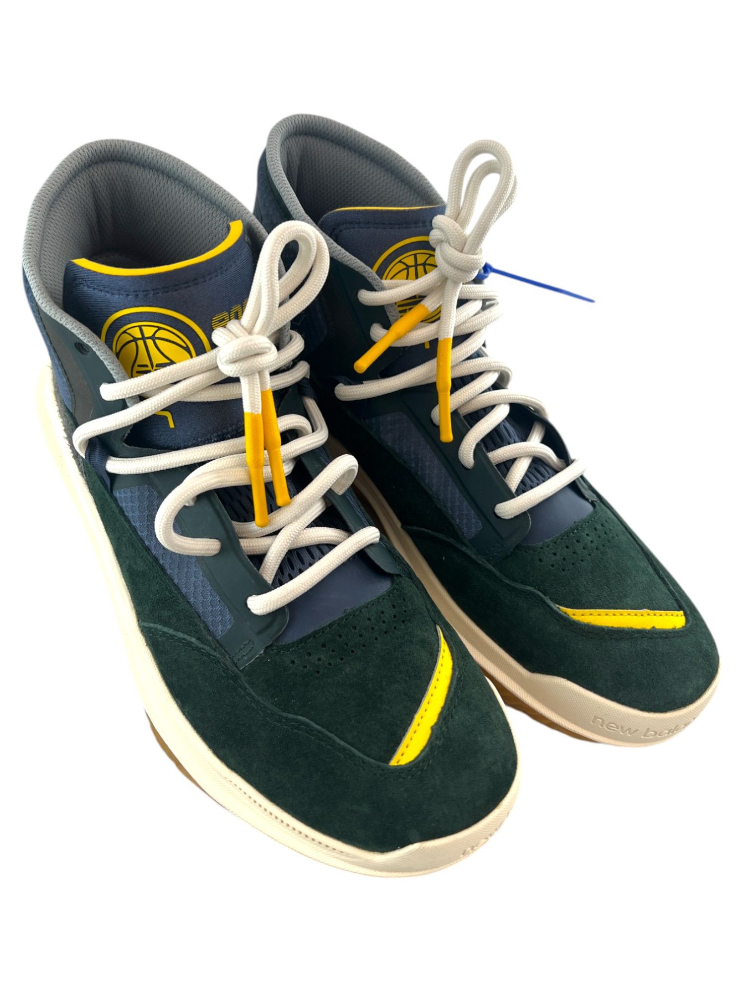 New Balance New Balance Kawhi Leonard Hi Top Men's Sz 10 Green/Blue Size US 10 / EU 43 - 3 Thumbnail