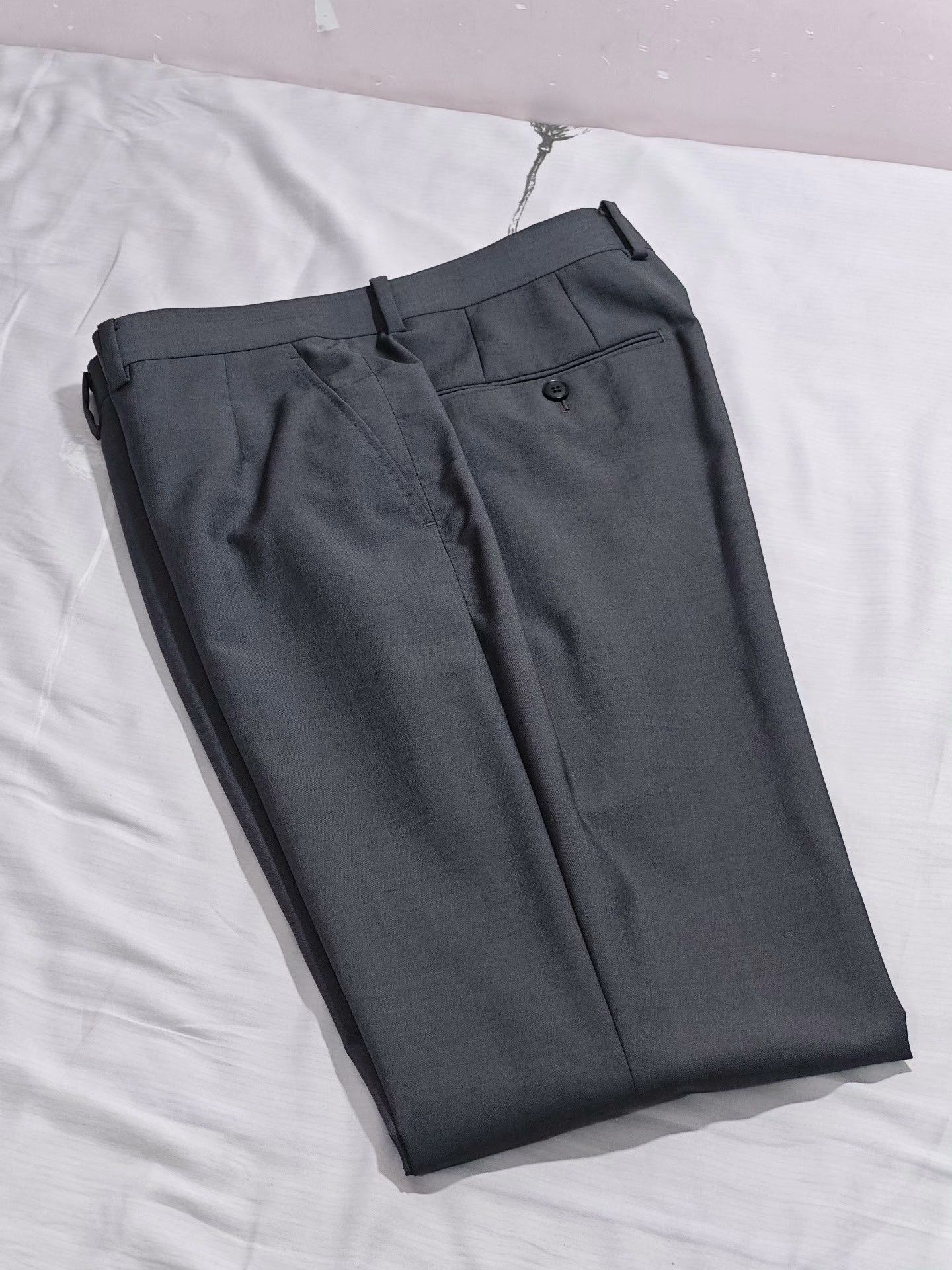 Holland & Sherry Custom Holland Sherry Wool Trousers Size US 34 / EU 50 - 1 Thumbnail