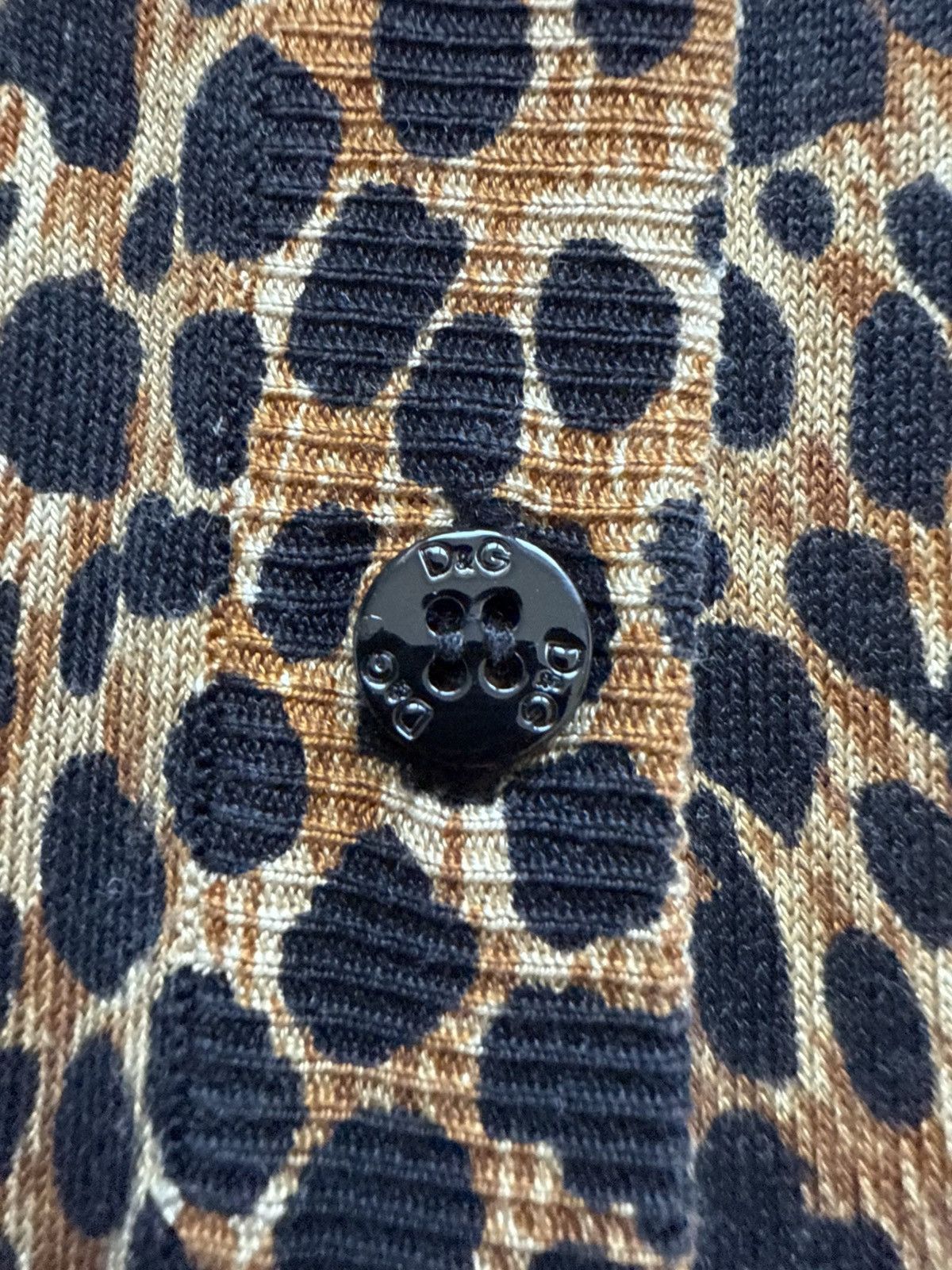 Dolce & Gabbana D&G Dolce & Gabbana Leopard Print Silk Cardigan Vintage y2k Size M / US 6-8 / IT 42-44 - 8 Thumbnail
