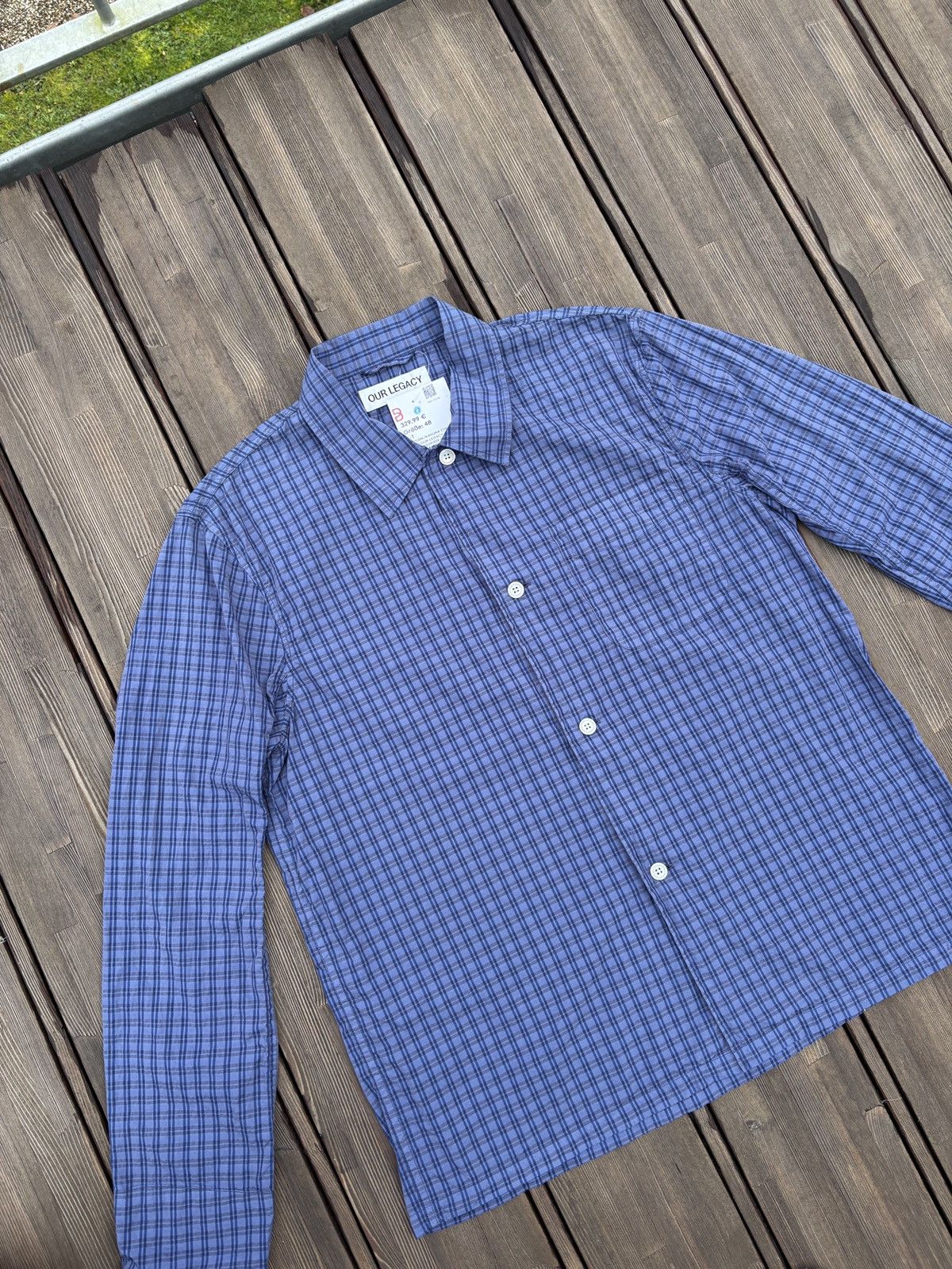 Our Legacy Our Legacy Box Shirt Kahuna Check | Grailed
