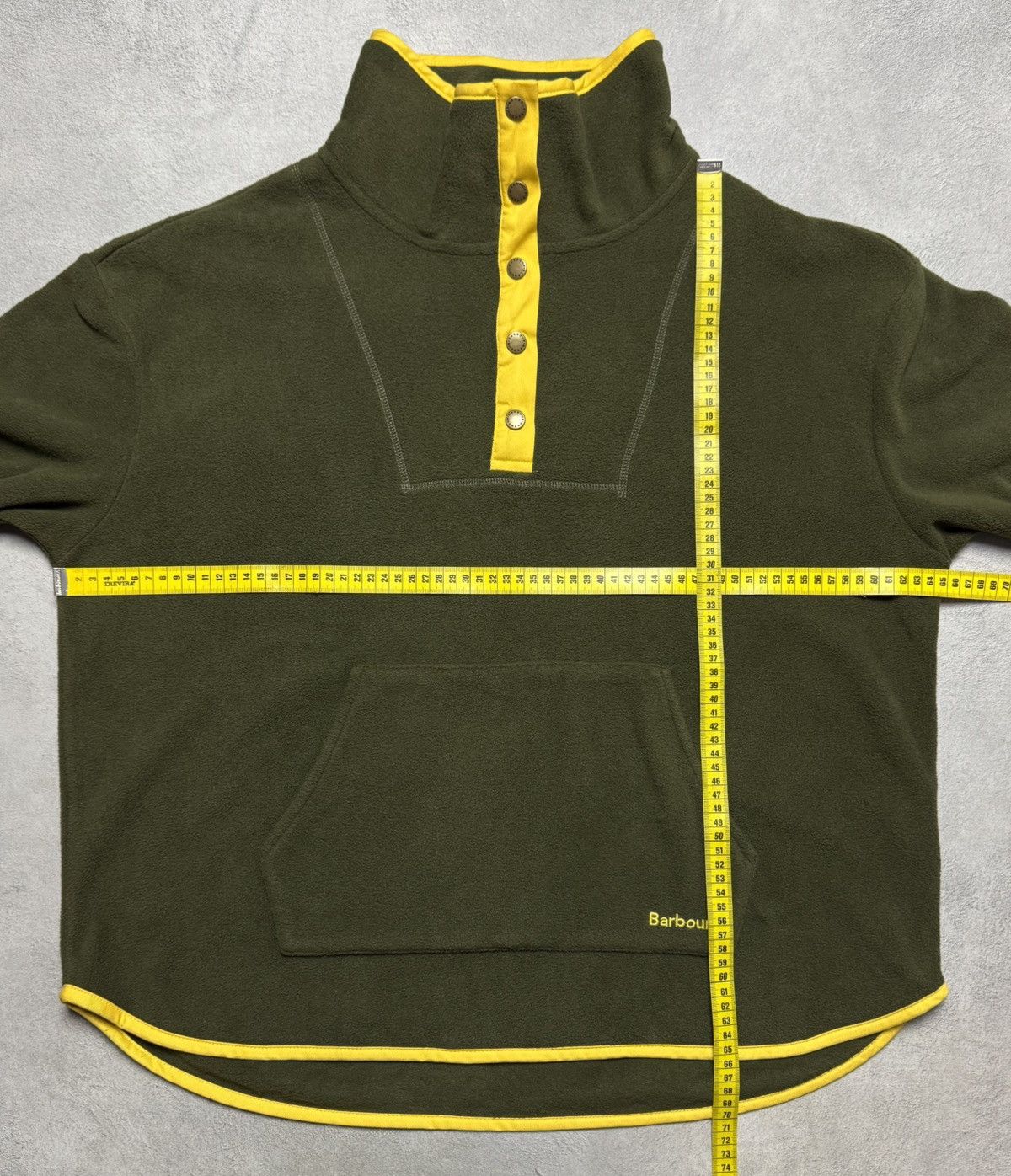Barbour Barbour Berrington Overlayer Fleece Pullover Sweatshirt Size L / US 10 / IT 46 - 14 Thumbnail