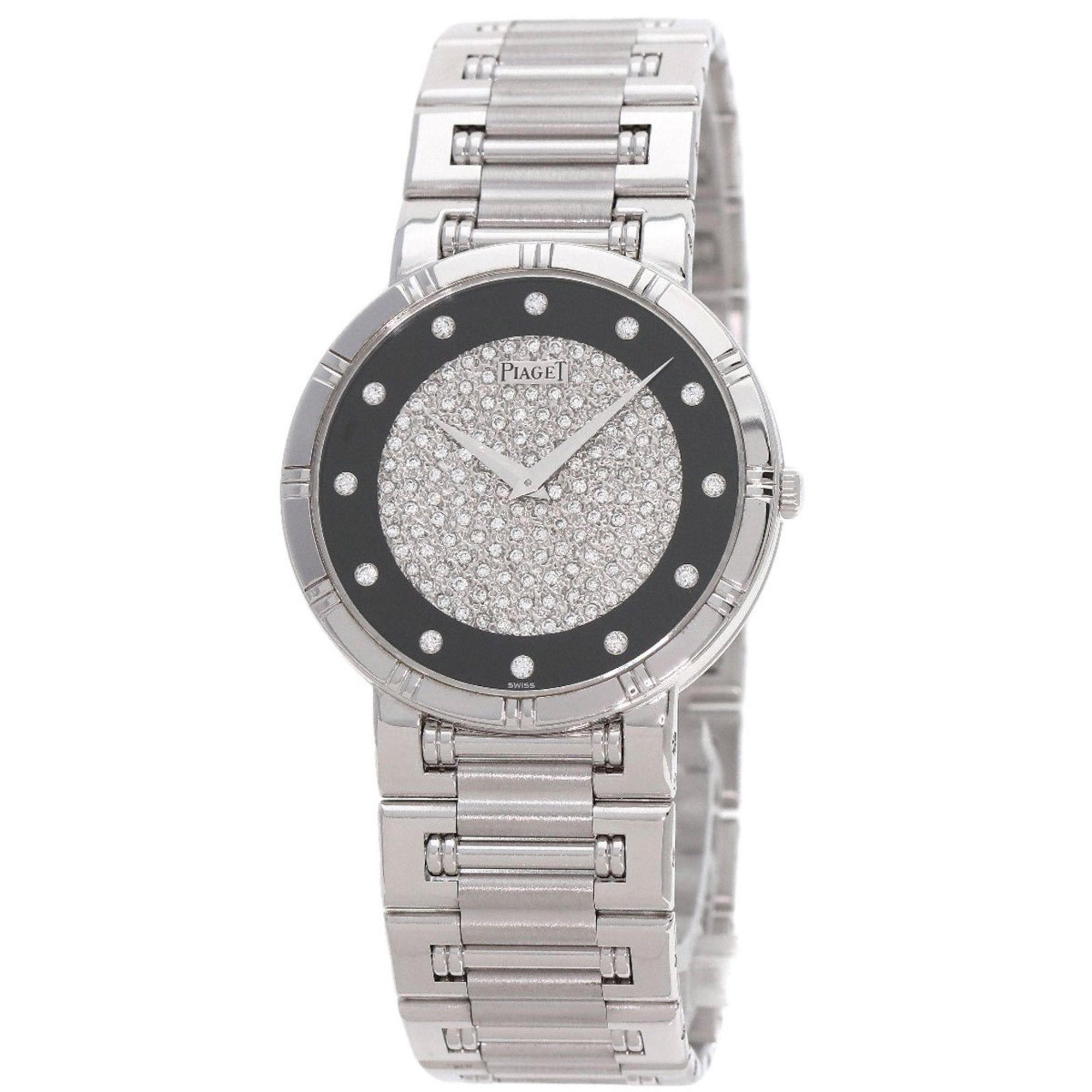 image of Piaget 84023K81 Dancer 12P Diamond Watch K18 White Gold/k18Wg Men's