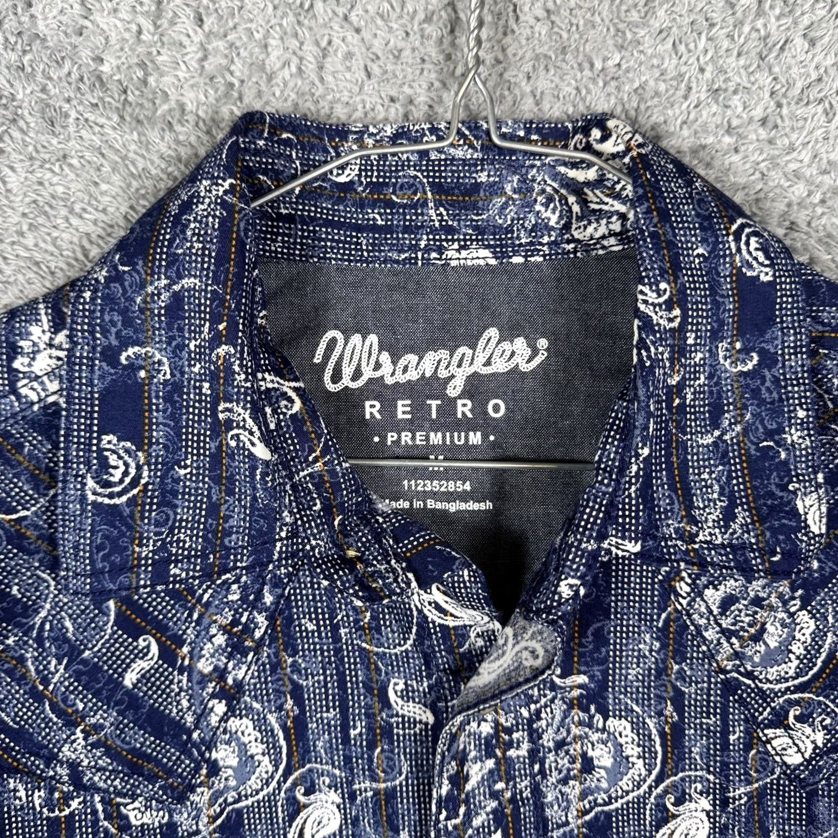 Wrangler VINTAGE Wrangler Retro Premium Shirt Mens M Pearl Snap All Over Print Paisley Western Size US M / EU 48-50 / 2 - 5 Thumbnail