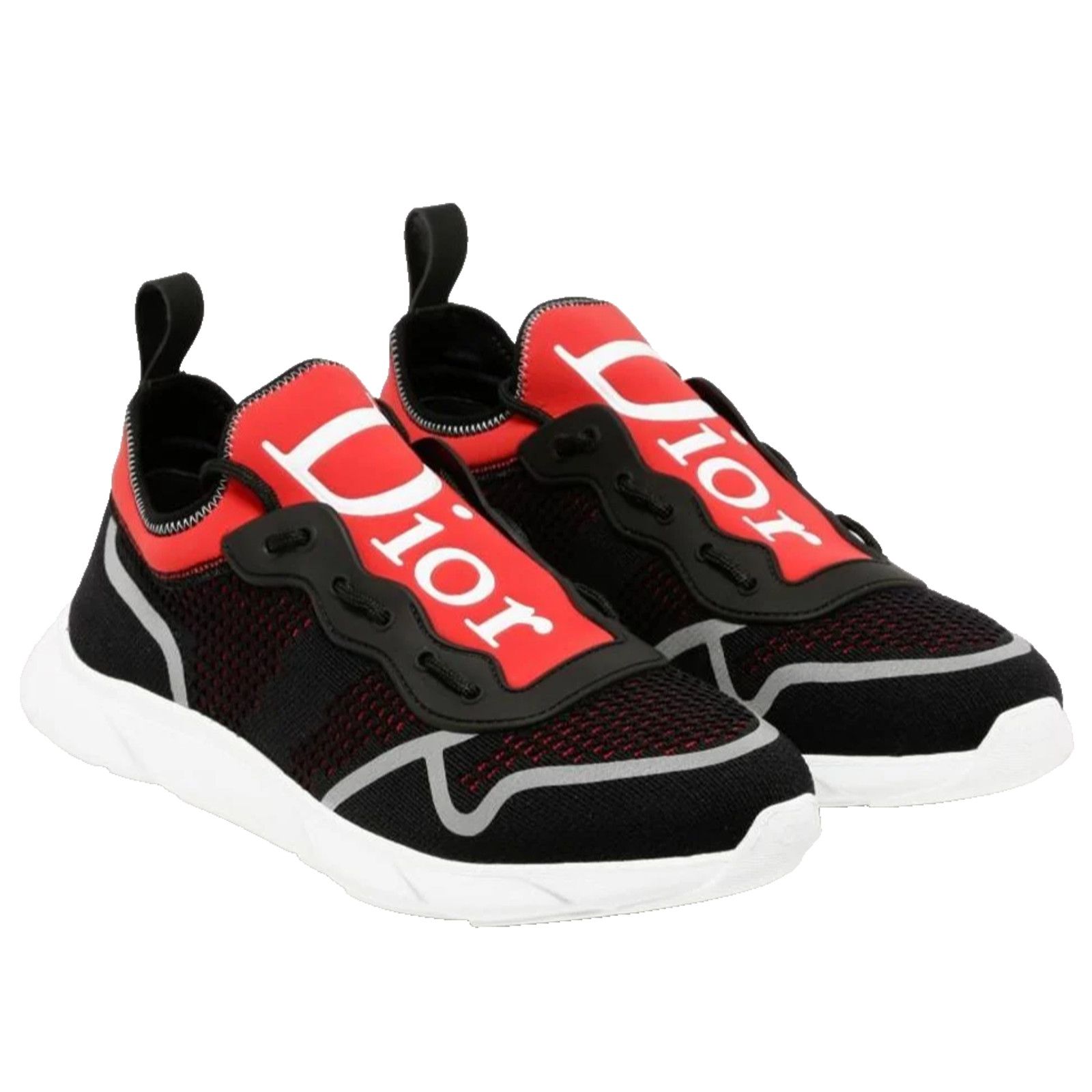 Dior Mens B21 Tech Knit Low Top Flat Trainer Sneakers 44 11