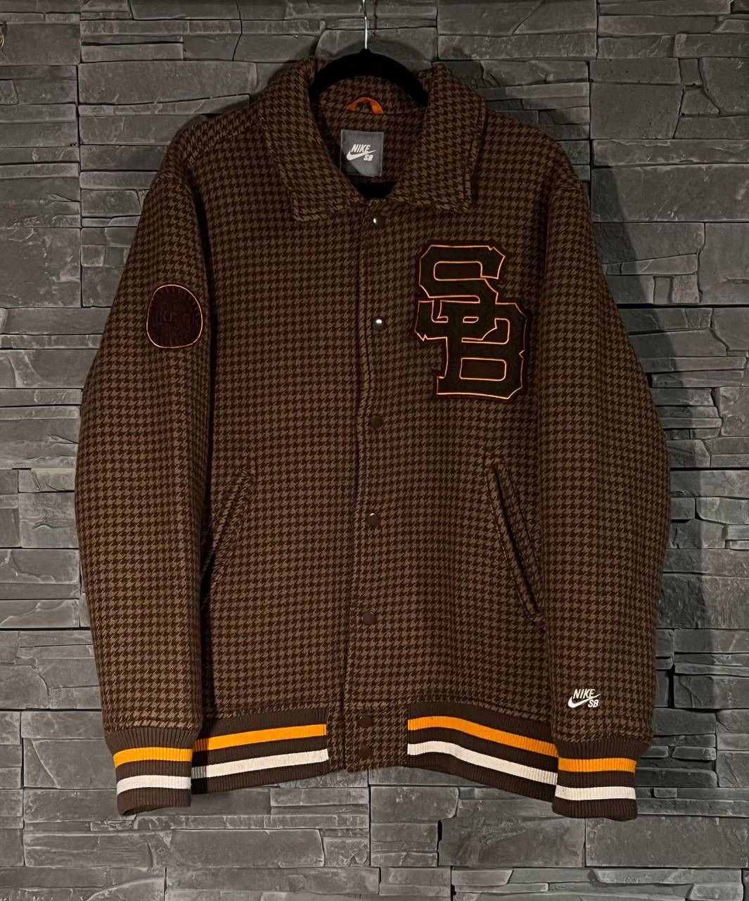 Nike Very Rare Nike SB Wool Varsity Jacket RESN Size US XL / EU 56 / 4 - 1 Thumbnail