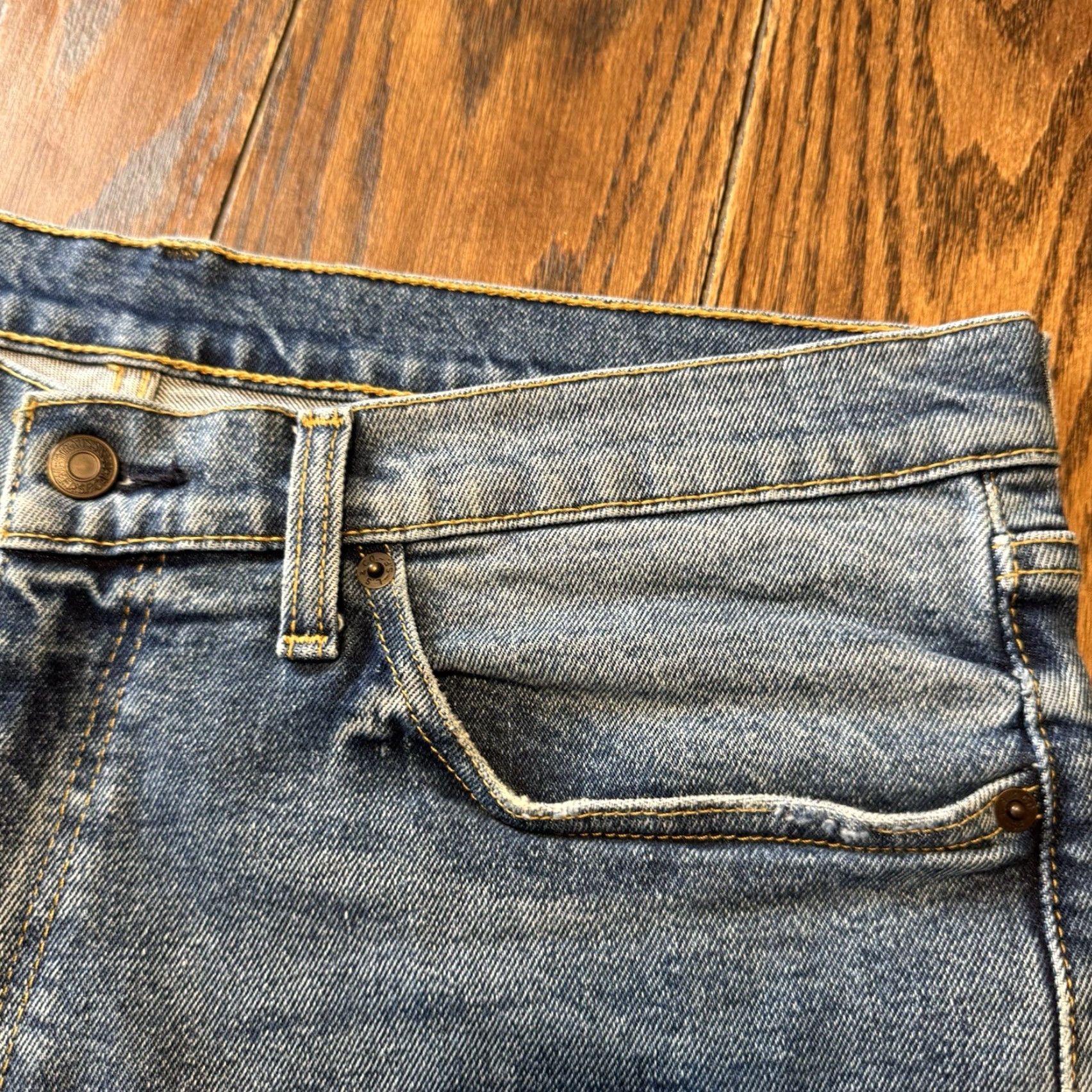 Levi's Levis 505 Jeans Mens 36x32 Stretch Medium Wash Regular Straight Flex Size US 36 / EU 52 - 5 Thumbnail