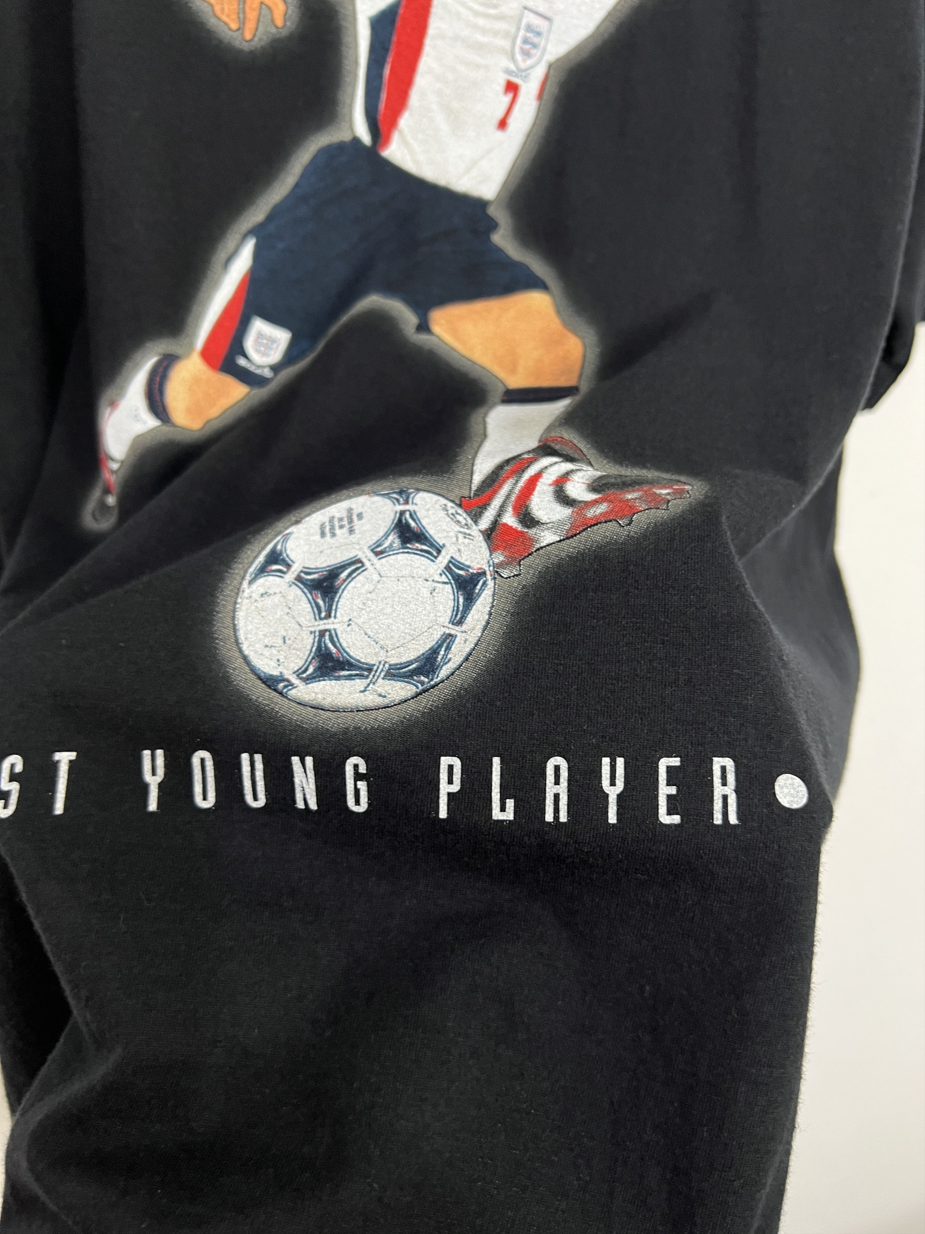 Adidas Vintage 90's Adidas England David Beckham Football Shirt Size US S / EU 44-46 / 1 - 8 Thumbnail
