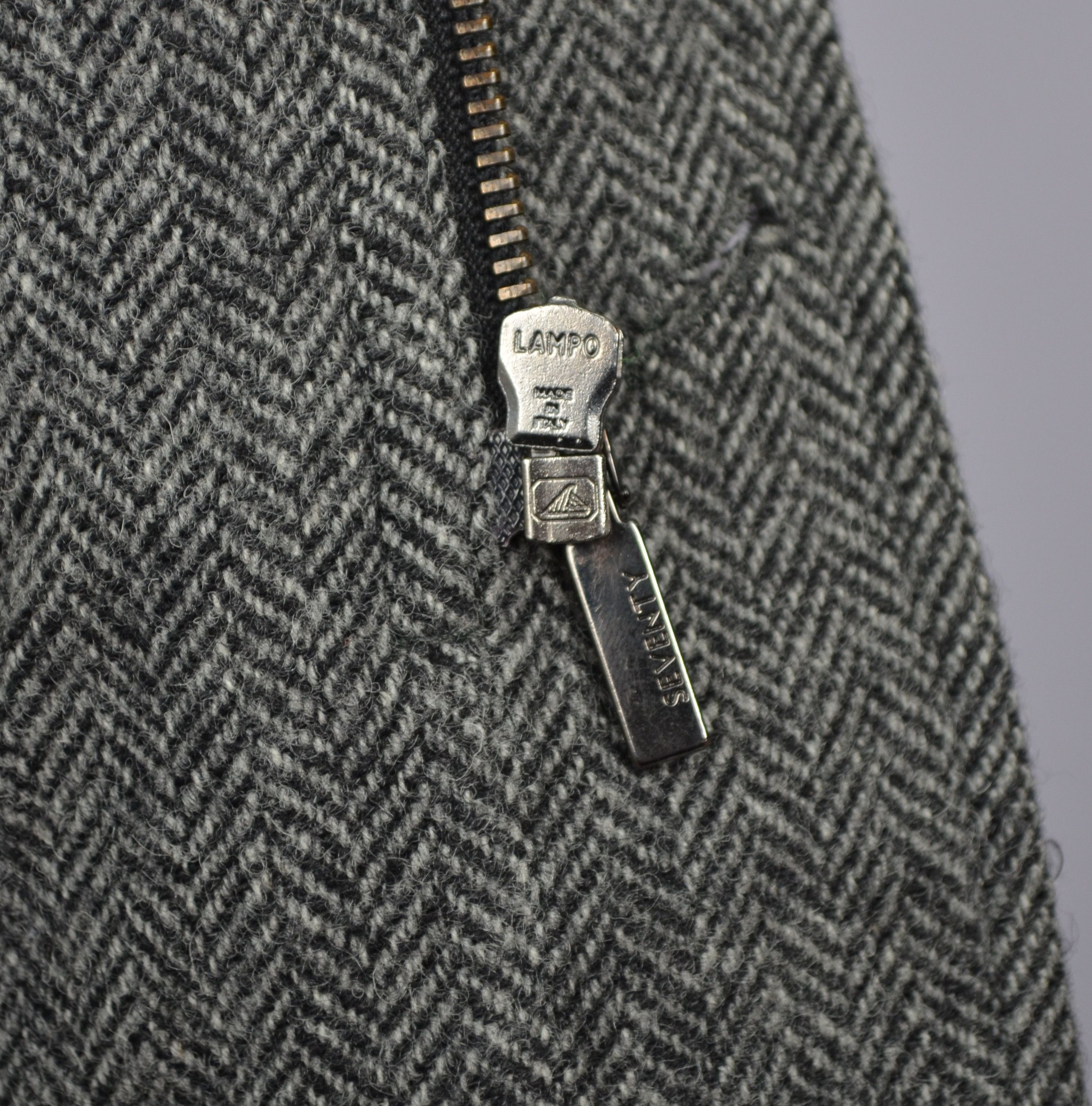 Designer Seventy Venezia Herringbone Yorkshire Tweed Wool Coat Jacket Size US M / EU 48-50 / 2 - 20 Thumbnail