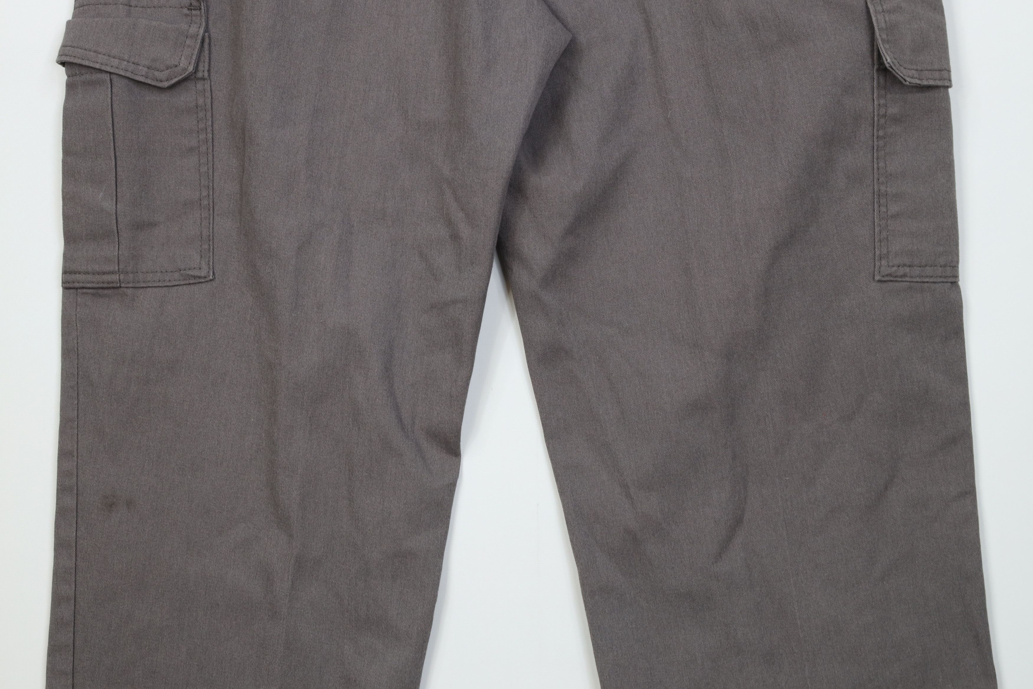 Dickies Vintage Y2K Dickies Straight Wide Leg Cargo Pants Gray Size US 38 / EU 54 - 10 Thumbnail