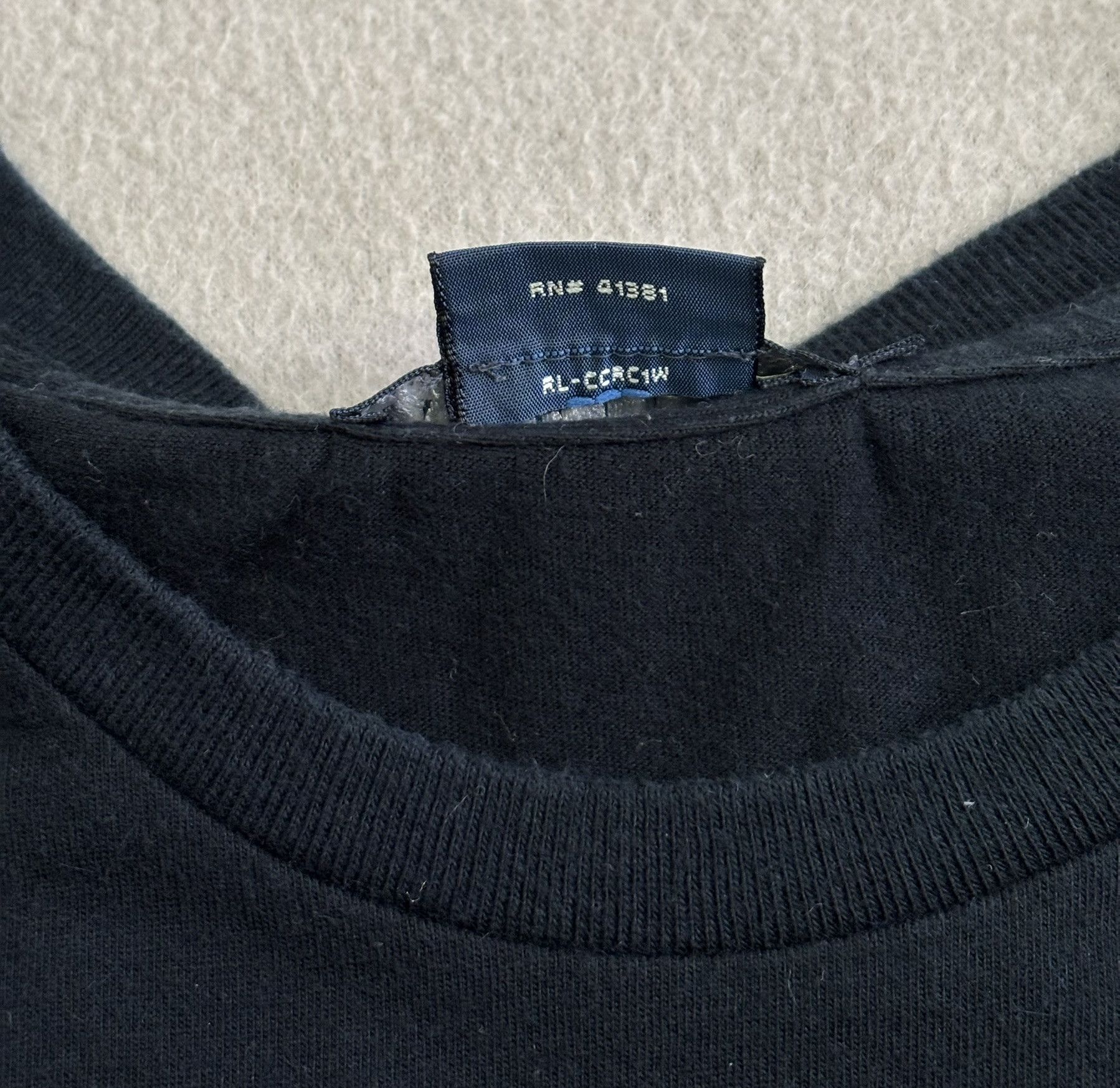 Ralph Lauren × Vintage Ralph Lauren MCMLXVII Black T-shirt Small Size S / US 4 / IT 40 - 9 Thumbnail