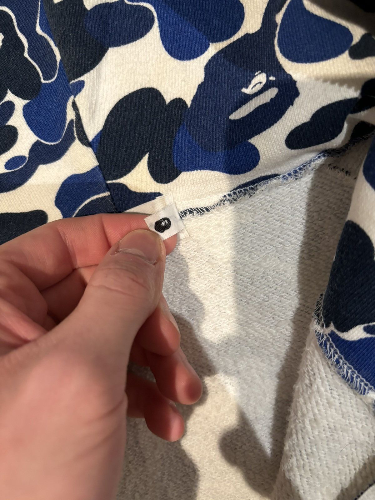 Bape A bathing ape bape navy blue white full zip camo hoodie NFS Size US M / EU 48-50 / 2 - 8 Thumbnail