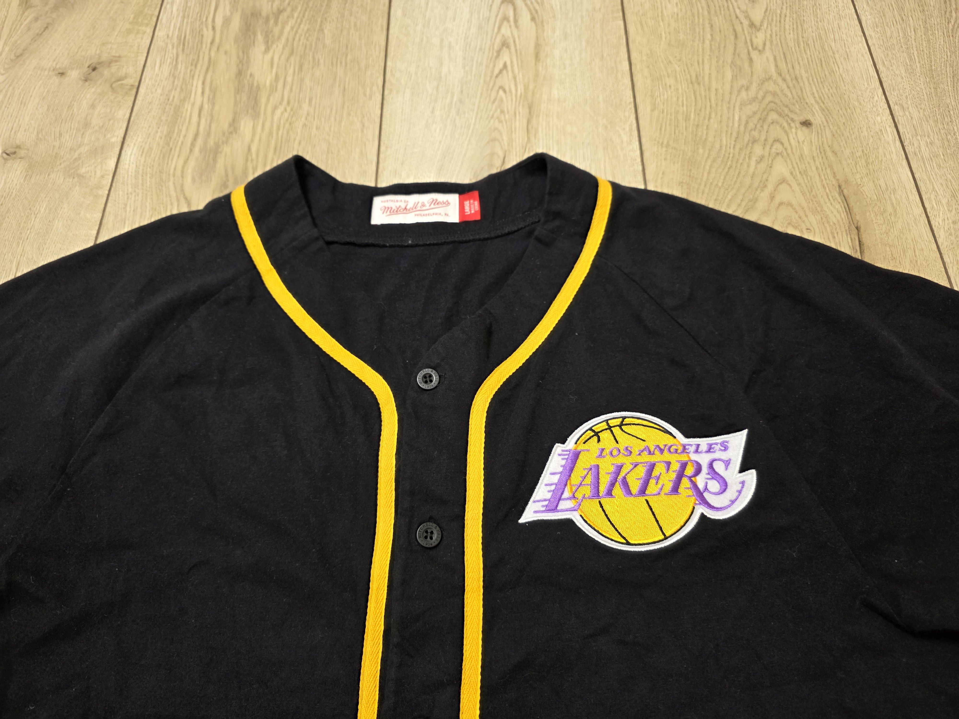 Mitchell & Ness LA LAKERS SHIRT BUTTON BASEBALL SHIRT BLACK BASKETBALL Size US L / EU 52-54 / 3 - 3 Thumbnail
