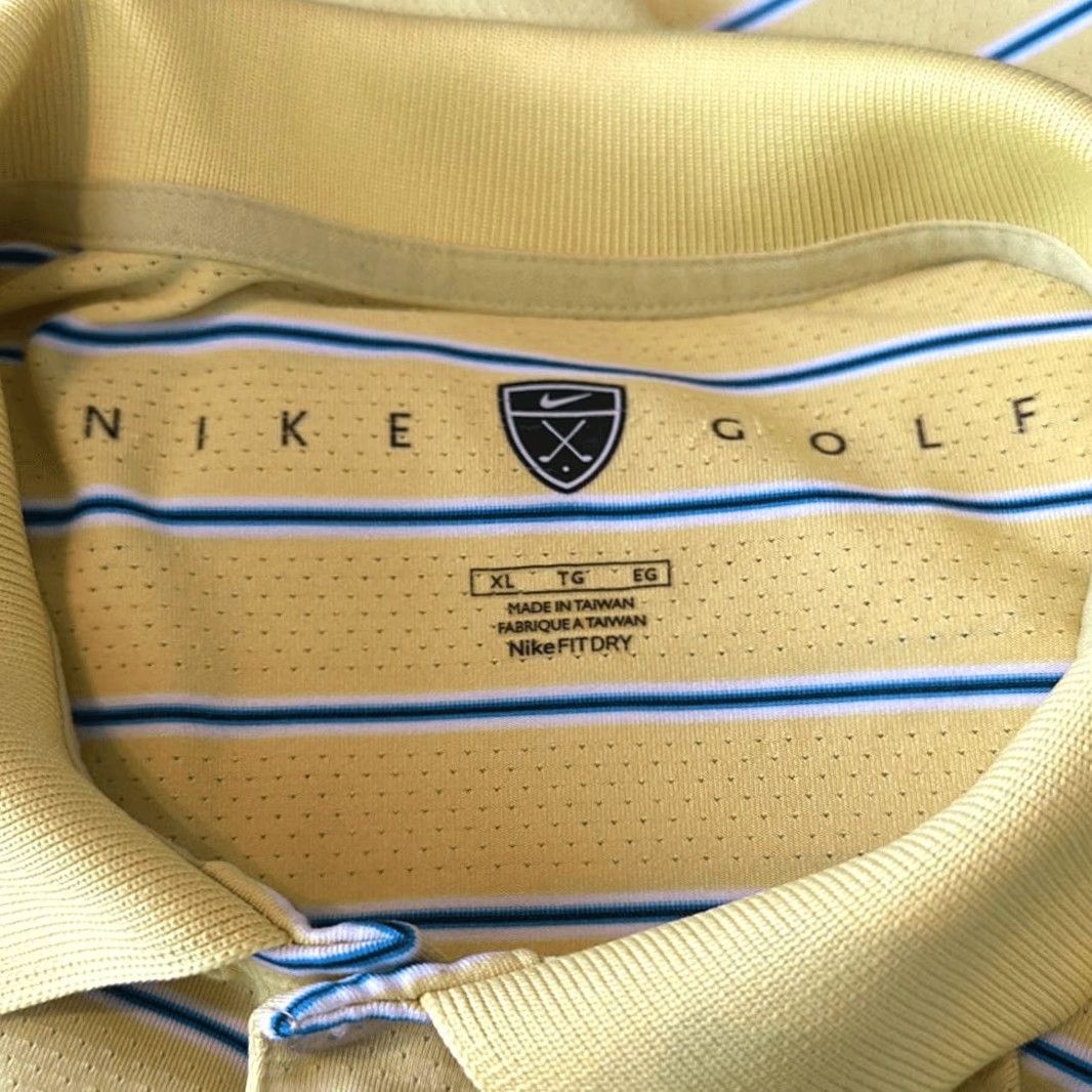 Nike Nike Golf Polo Shirt XL Mens Short Sleeve Yellow Size US XL / EU 56 / 4 - 5 Thumbnail
