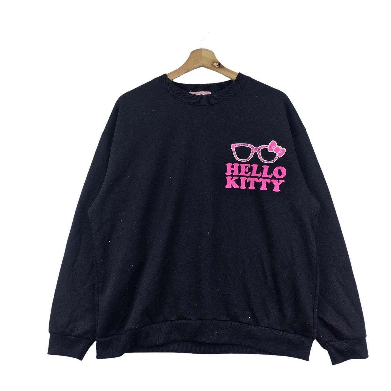 Vintage Vtg HELLO KITTY JAPAN Cartoon Anime Sweatshirt Manga Size L / US 10 / IT 46 - 2 Thumbnail