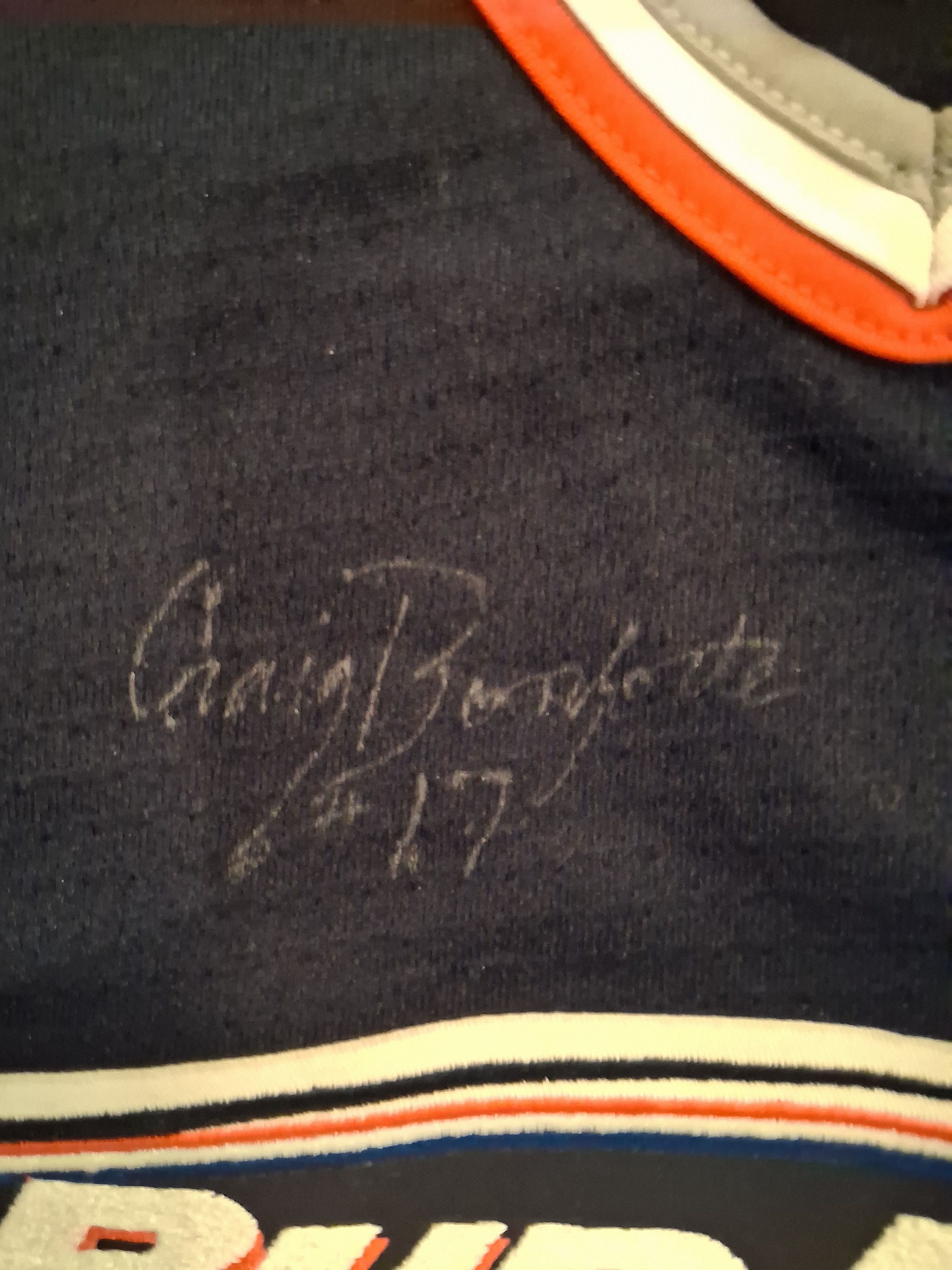 Other Vtg. Autographed 1990's Bauer Bud Light Hockey Jersey Size US XL / EU 56 / 4 - 6 Thumbnail