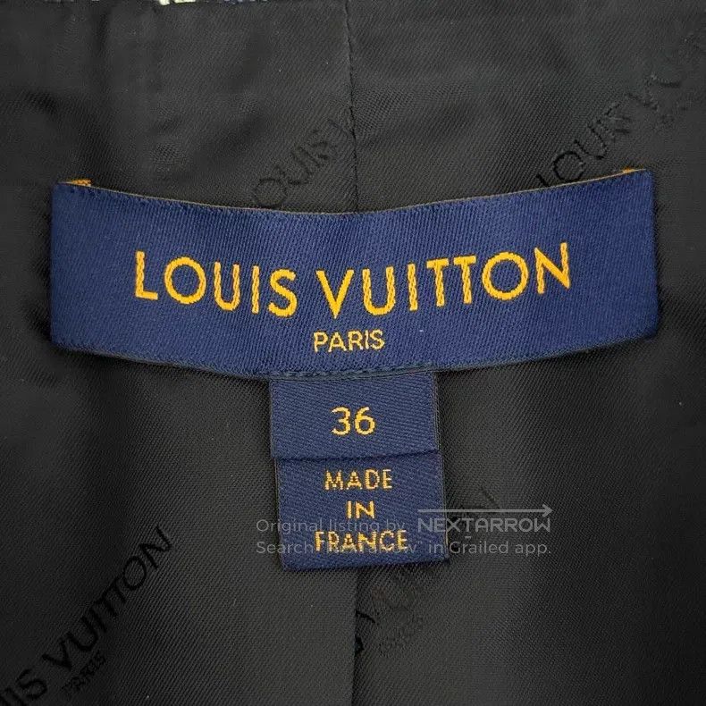 Louis Vuitton Louis Vuitton Dark blue suit jacket with classic logo blaz Size XS / US 0-2 / IT 36-38 - 5 Thumbnail