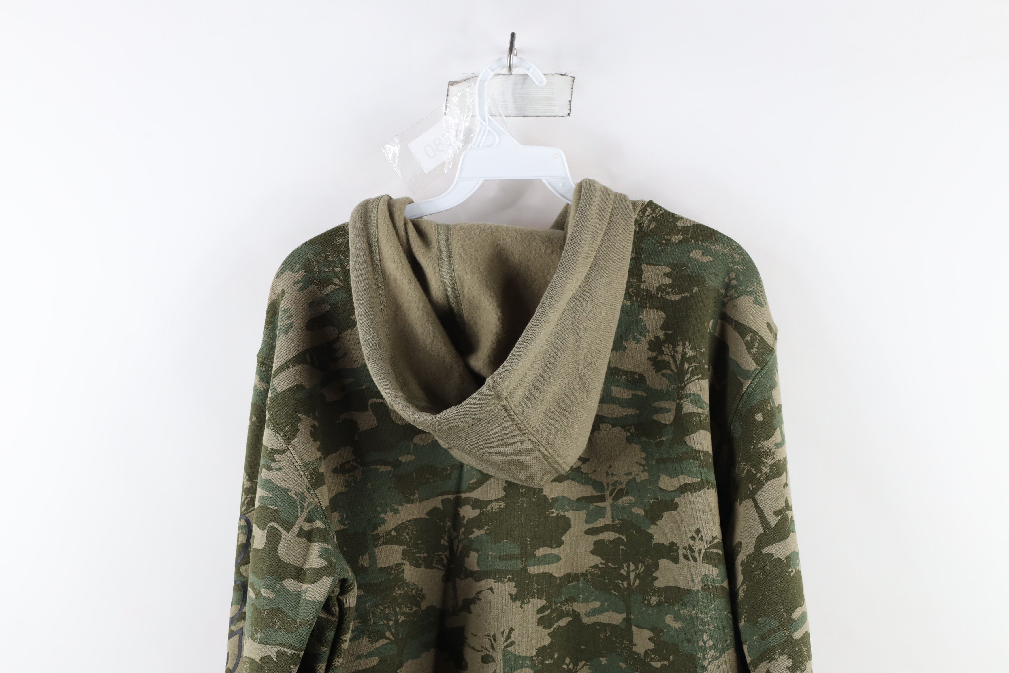 Carhartt New Carhartt Spell Out Camouflage Hoodie Sweatshirt Green Size US S / EU 44-46 / 1 - 13 Thumbnail