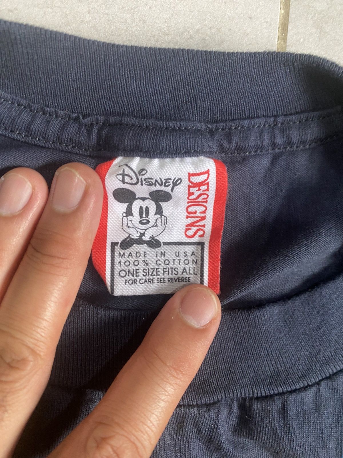 Mickey Mouse VINTAGE MICKEY MOUSE MIRROR TEES Size US XXL / EU 58 / 5 - 6 Thumbnail
