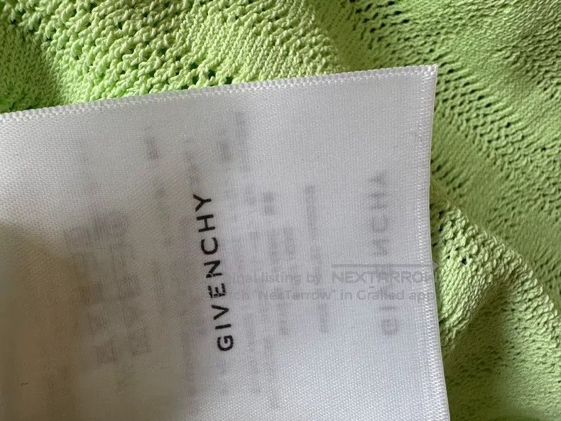 Givenchy Givenchy Light Green Pearl Short Sleeve T-Shirt Size US L / EU 52-54 / 3 - 5 Thumbnail