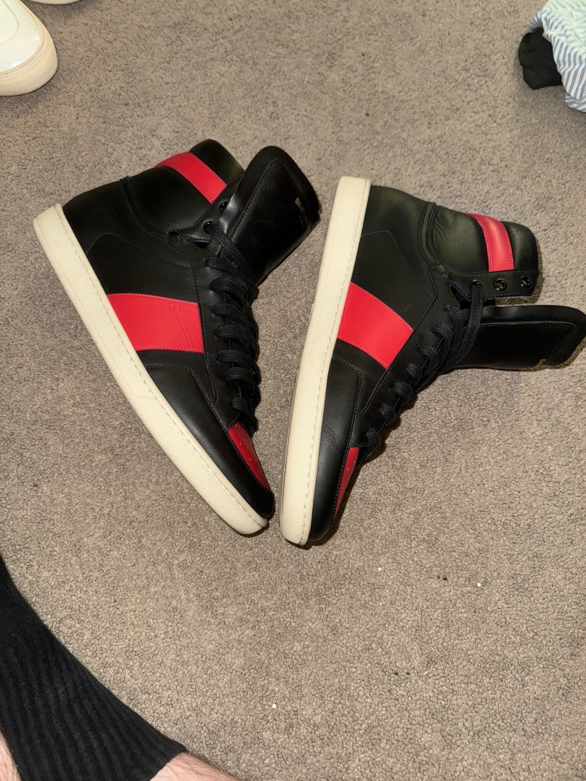 Saint Laurent Paris Saint Laurent Paris SL10h red/black/white Size US 11 / EU 44 - 2 Thumbnail