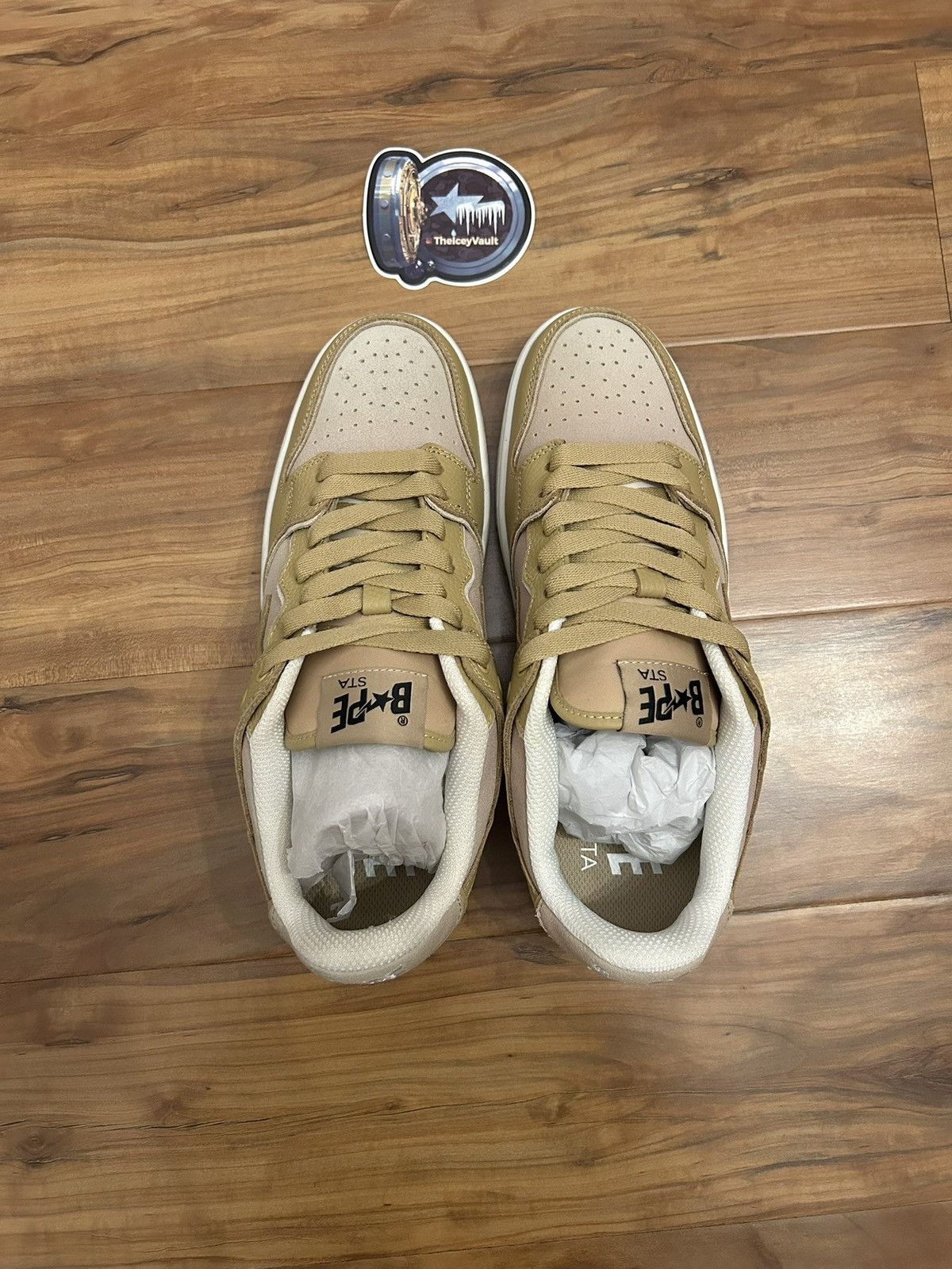 Bape NEW Bape Beige Skatestas Size US 9 / EU 42 - 5 Thumbnail