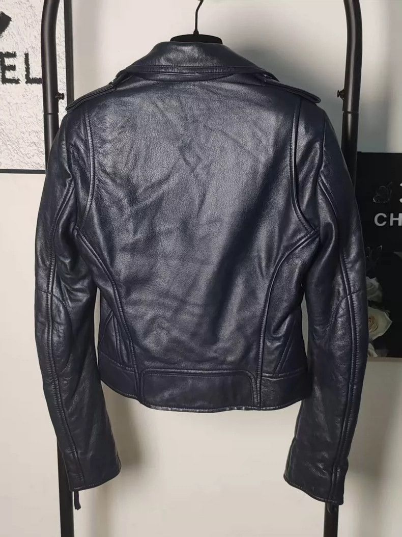Balenciaga Balenciaga size 40 Women's Biker Leather Jacket Size M / US 6-8 / IT 42-44 - 2 Thumbnail