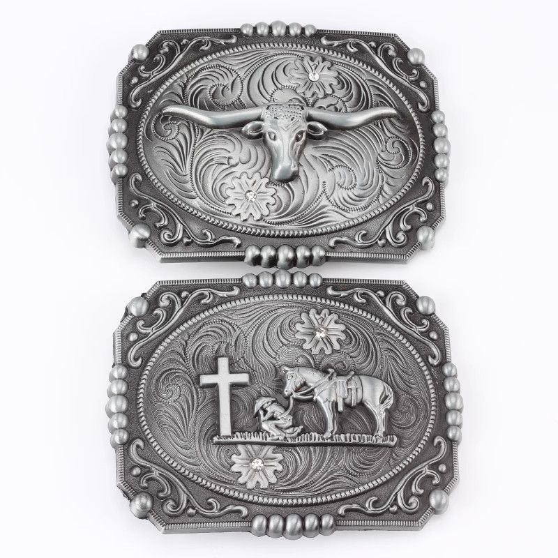 Designer Modern Vintage Belt Riveted Belts Menswear Accessories Size ONE SIZE - 2 Thumbnail