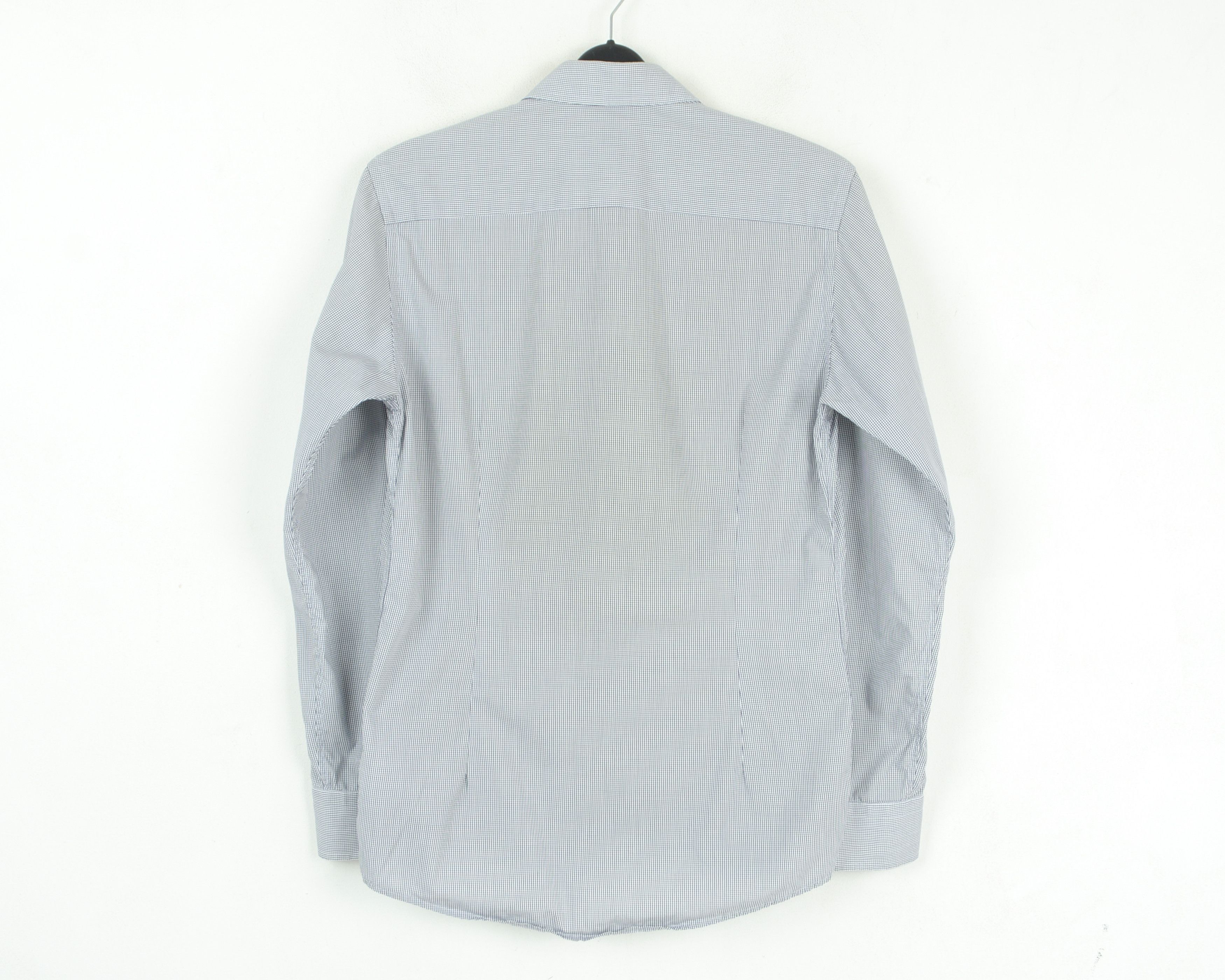 Eton Men 15 1/2" Size 39 Slim Fit Formal Single Cuffs Shirt Check Size US M / EU 48-50 / 2 - 4 Thumbnail