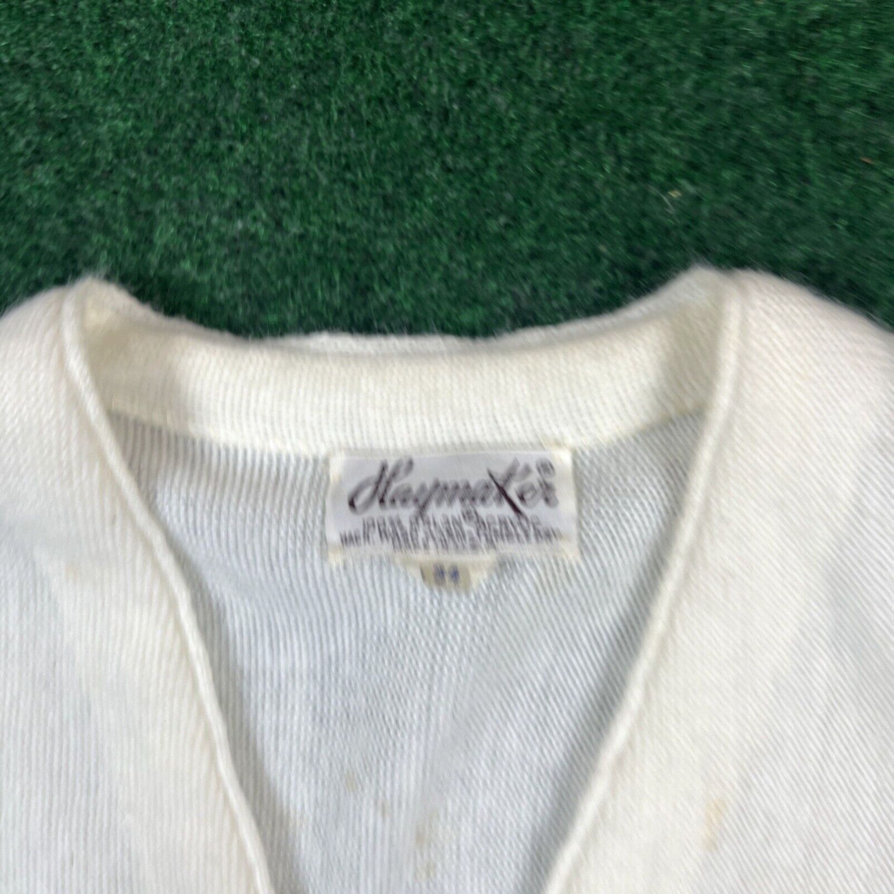 Vintage RARE VINTAGE Avon Beauty Makeup White Cotton Knit Cardigan Size Small/34 70s Size S / US 4 / IT 40 - 7 Thumbnail