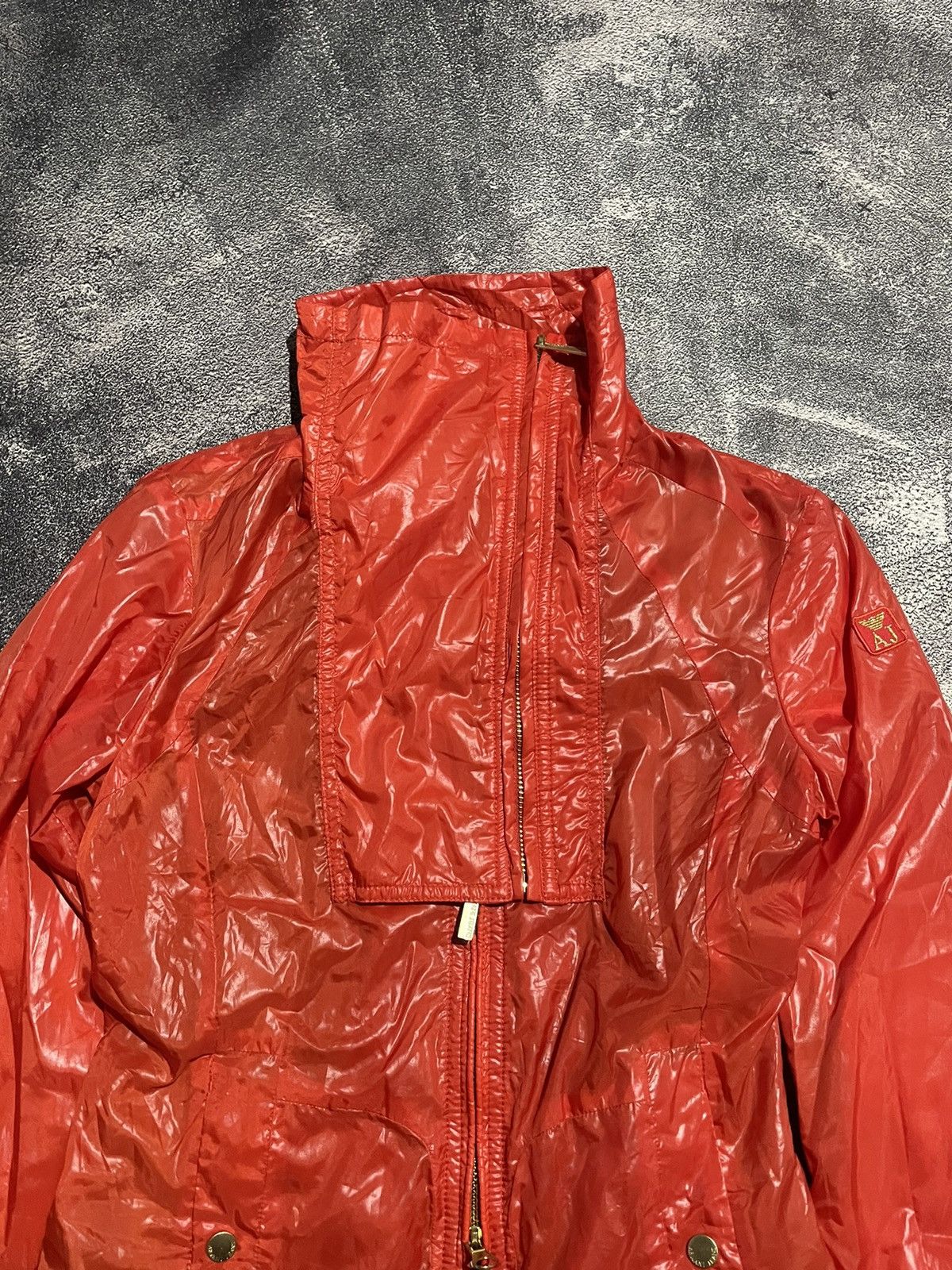 Armani Jeans Aniversary 30th Nylon Double Zipper Jacket