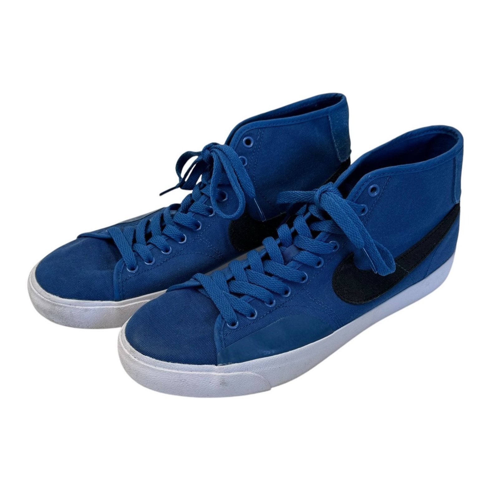 Nike NIKE SB Blazer Court Mid Top Premium Skate Shoes 10.5 Blue Size US 10.5 / EU 43-44 - 1 Thumbnail