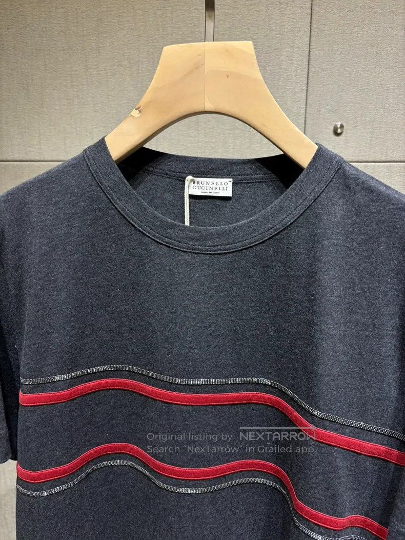 Brunello Cucinelli Brunello Cucinelli Women's Summer Crew Neck Short Sleeve T Size M / US 6-8 / IT 42-44 - 3 Thumbnail
