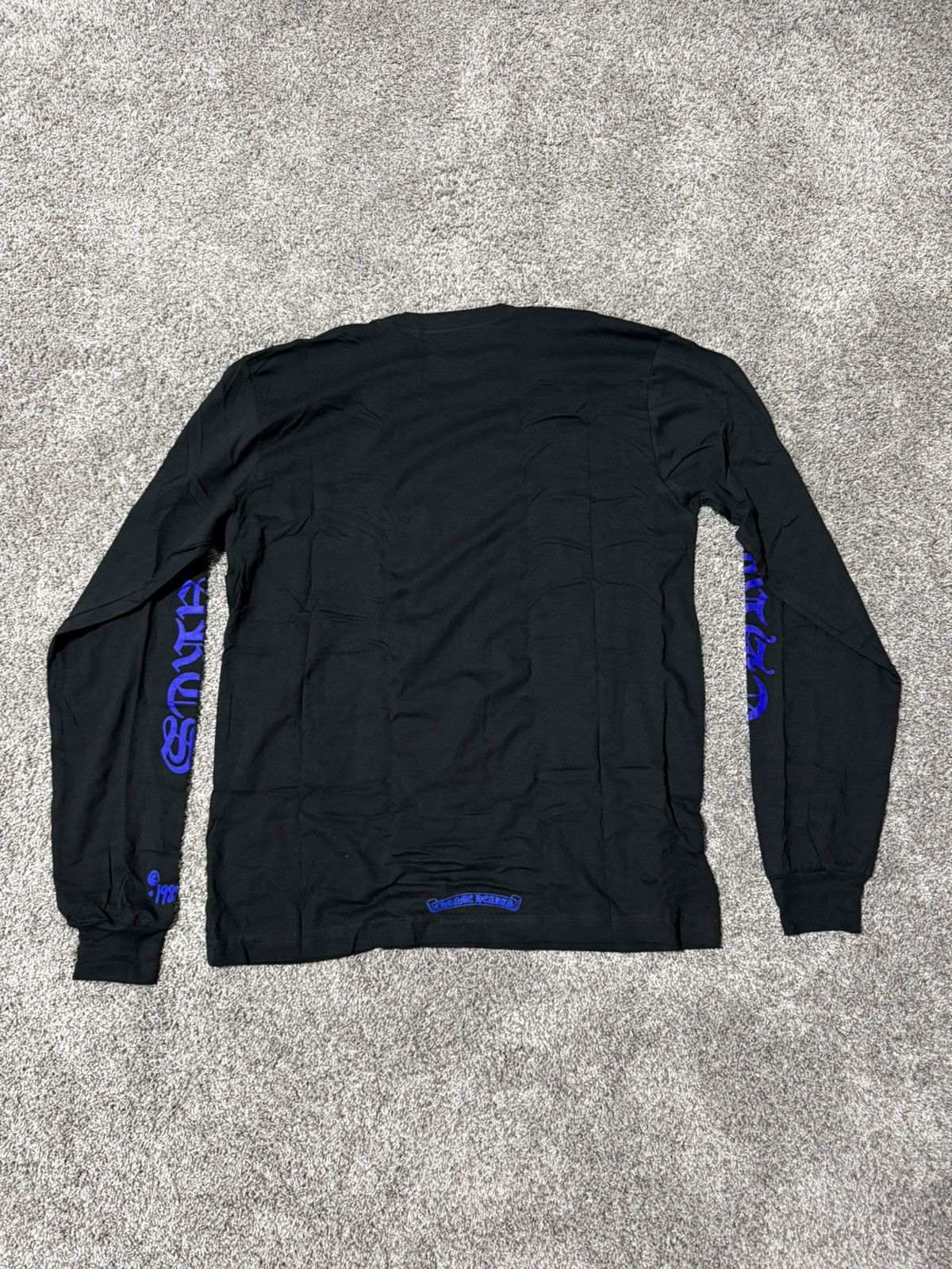 Chrome Hearts Chrome Hearts Long Sleeve Neck Logo Tee Size US L / EU 52-54 / 3 - 6 Thumbnail