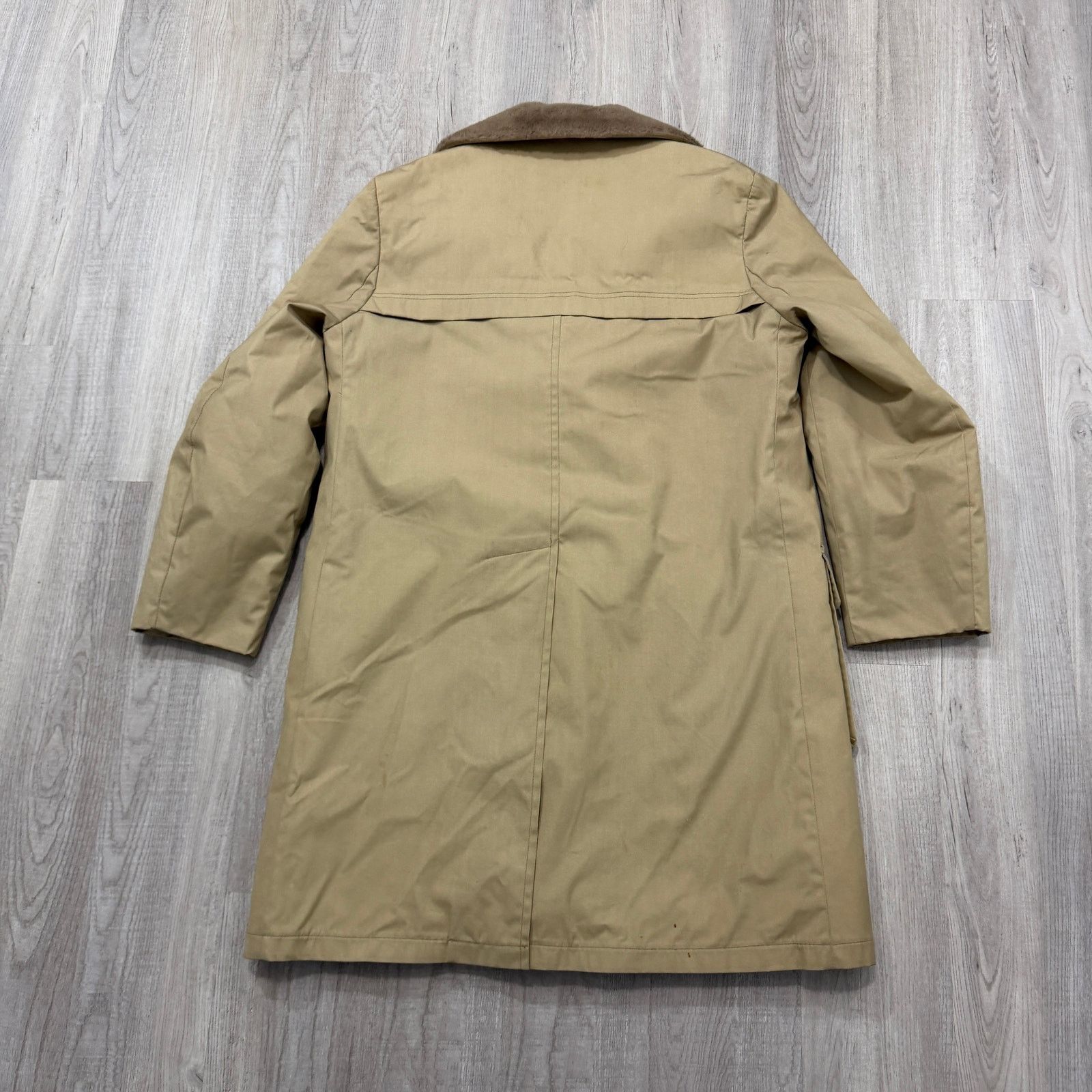 Vintage Vintage Woolrich Jacket Men's 40 Tan Faux Fur Lined Collar Size US L / EU 52-54 / 3 - 10 Thumbnail