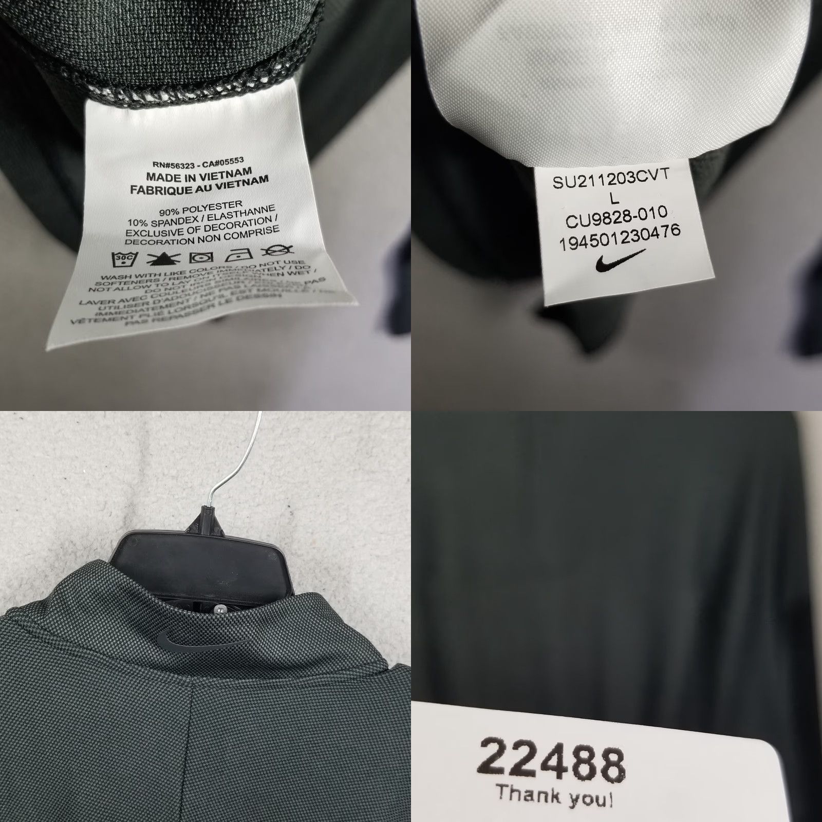 Nike Nike Dri-FIT Vapor Golf Pullover Men’s Size L Black Activewear 1/4 Zip Size US L / EU 52-54 / 3 - 8 Thumbnail