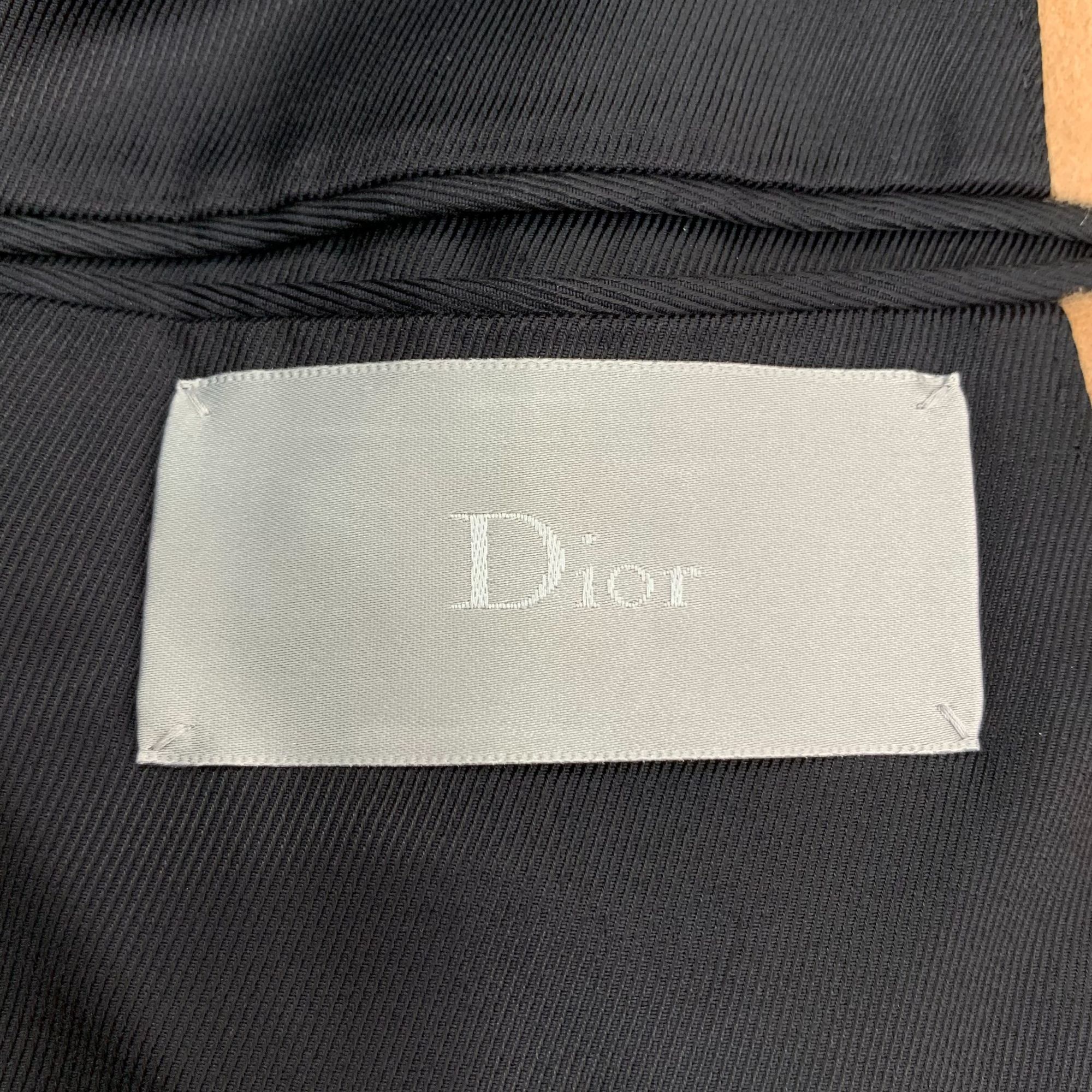 Dior Dior Brown Camel Wool Suit Coat (Size L) Size L / US 10 / IT 46 - 2 Thumbnail