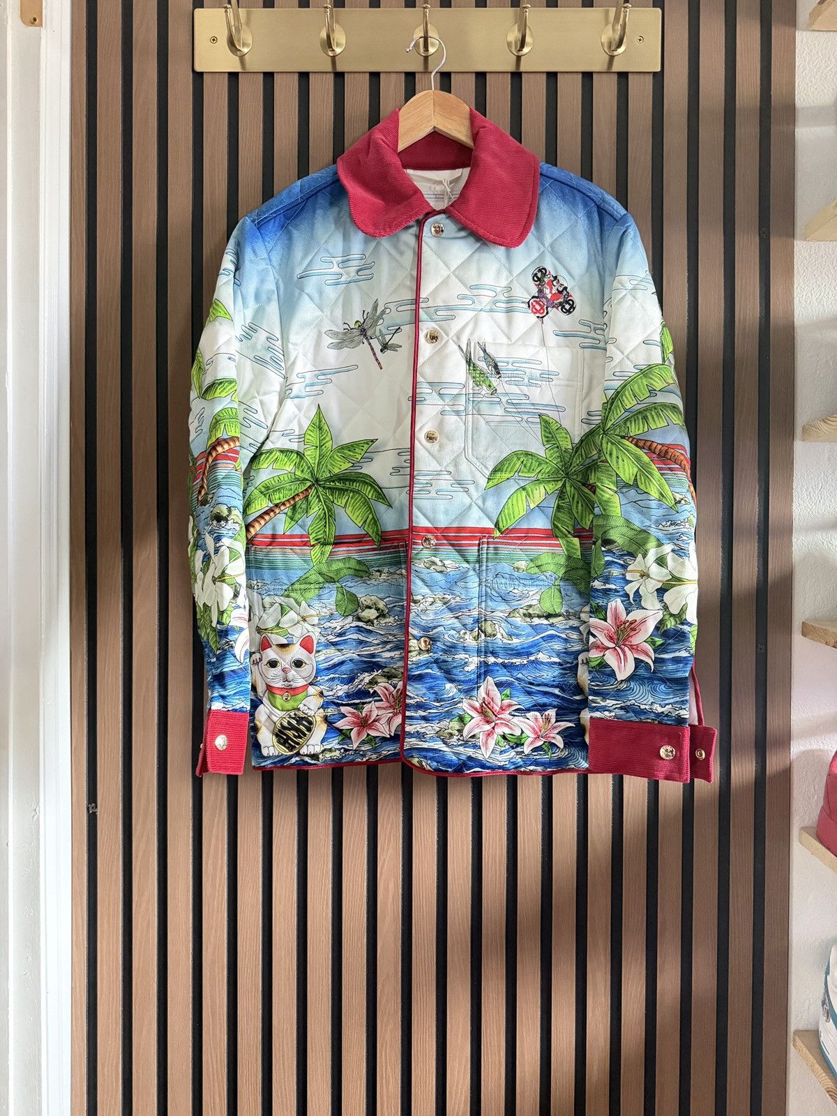 Casablanca Casablanca Table Tennis Club Sunrise Quilted Jacket Size US M / EU 48-50 / 2 - 1 Thumbnail