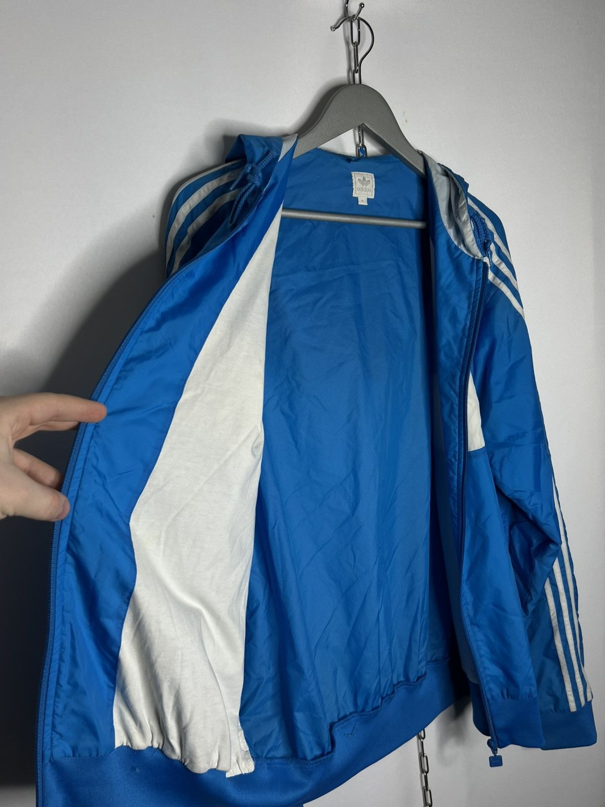 Adidas Vintage Adidas Firebird Full Zip Nylon Jacket Track Top Size US XL / EU 56 / 4 - 10 Thumbnail