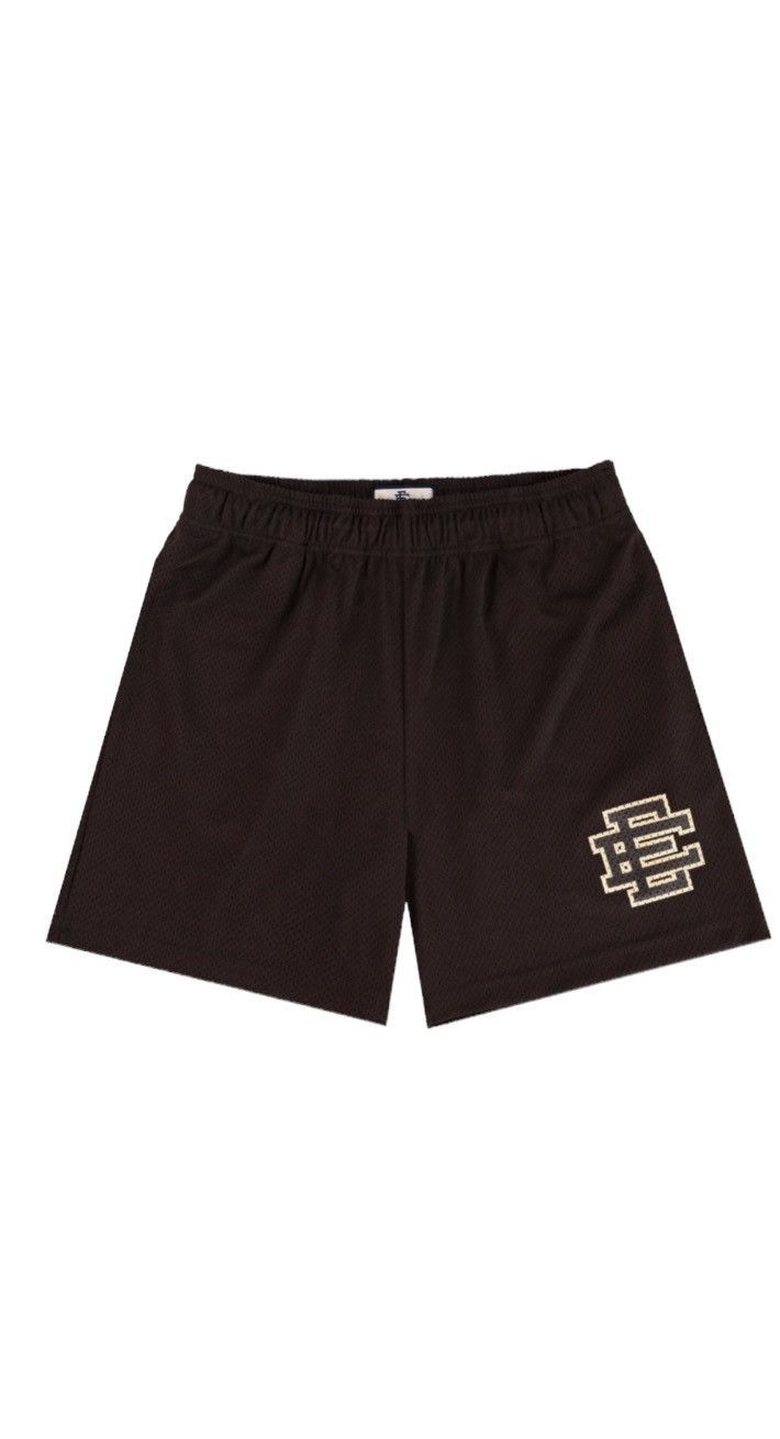 NEW Eric Emanuel Basic Shorts Brown Large