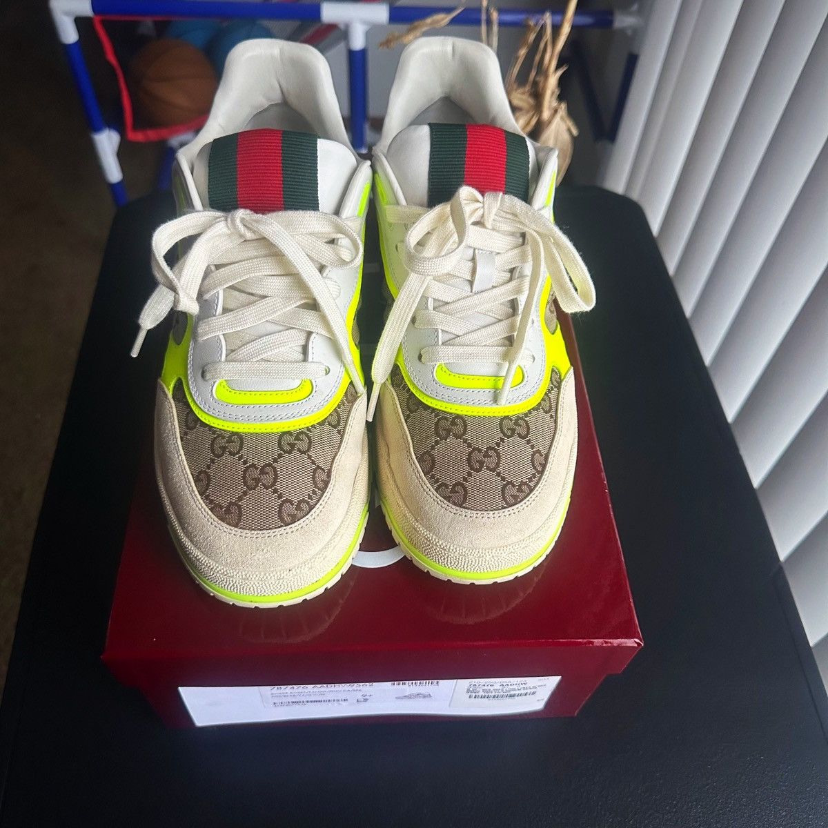 Gucci Gucci Re-Web Monogram Sneakers Size US 10 / EU 43 - 5 Thumbnail