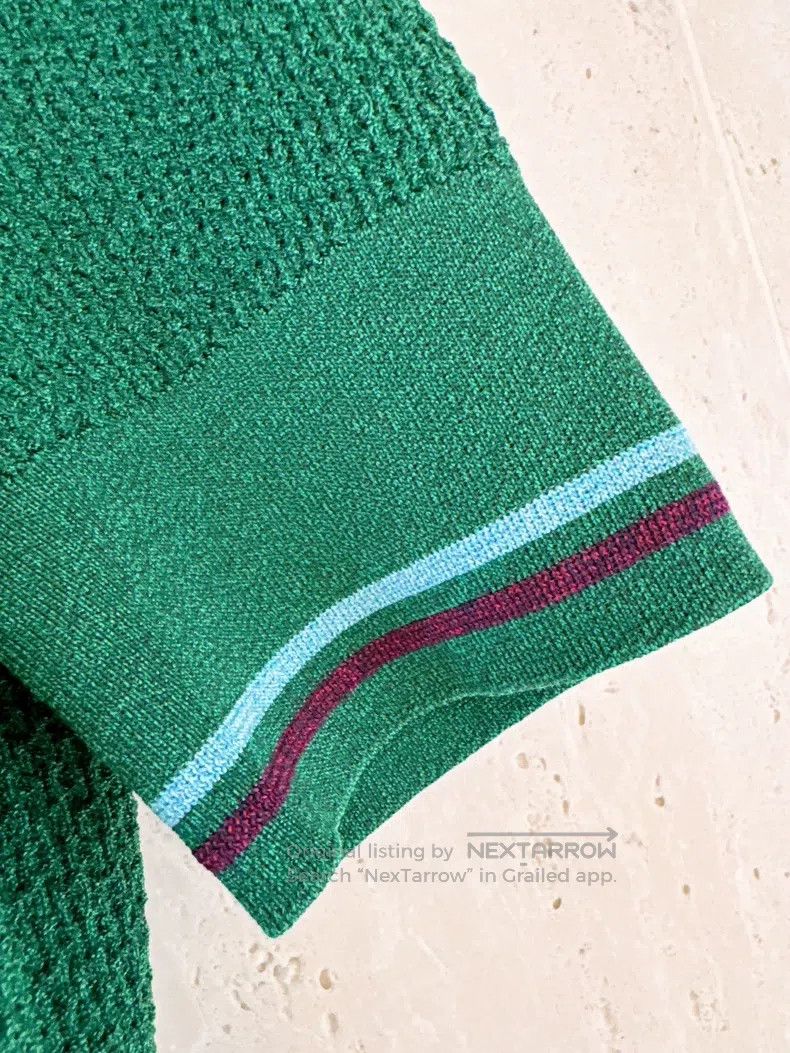 Chanel Chanel 23A Dakar Series Green Knitted Short Sleeves Size XS / US 0-2 / IT 36-38 - 5 Thumbnail
