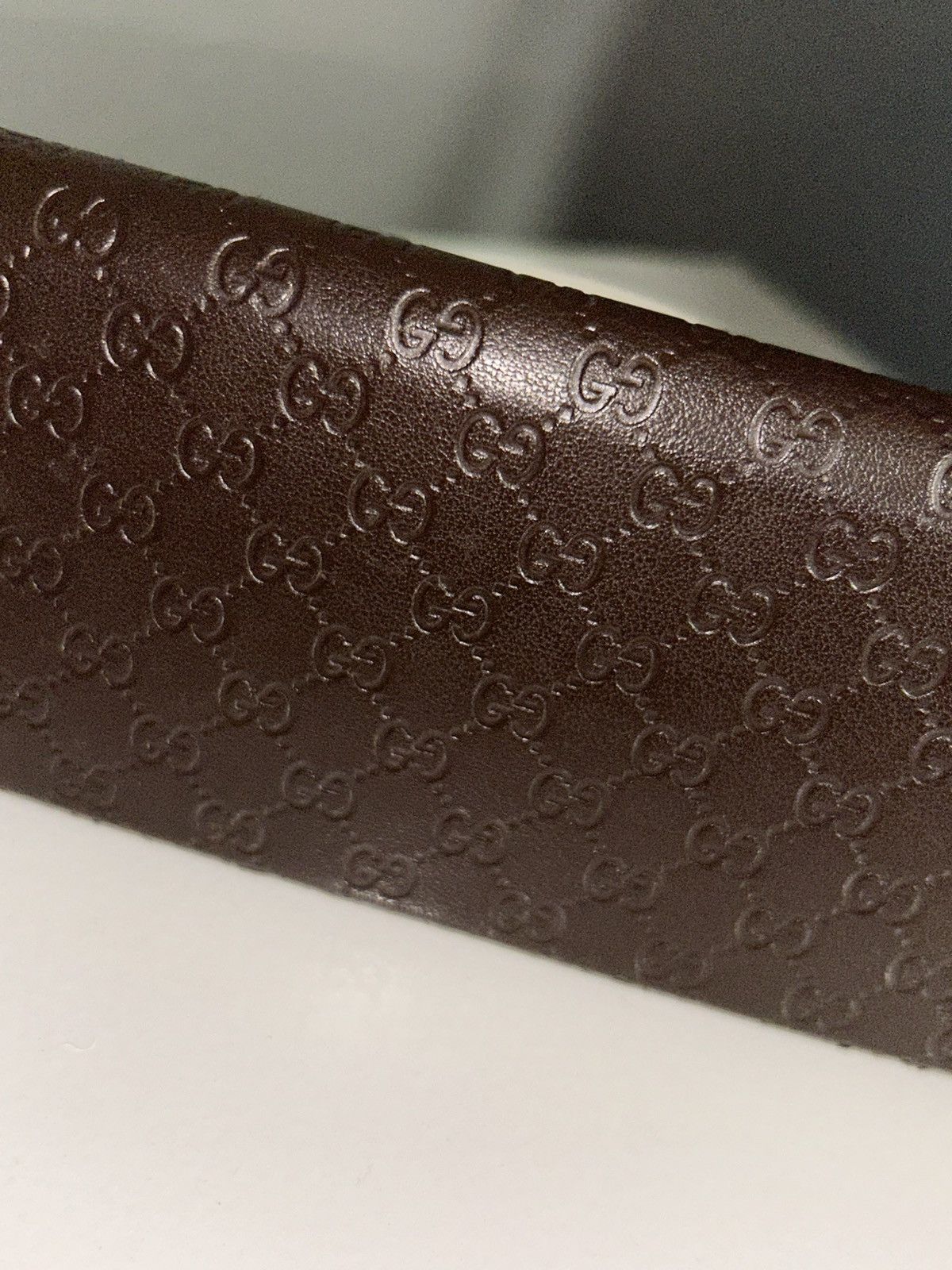 Gucci Gucci Guccissima Chocolate Brown Sunglasses Case Cardholder Size ONE SIZE - 11 Thumbnail