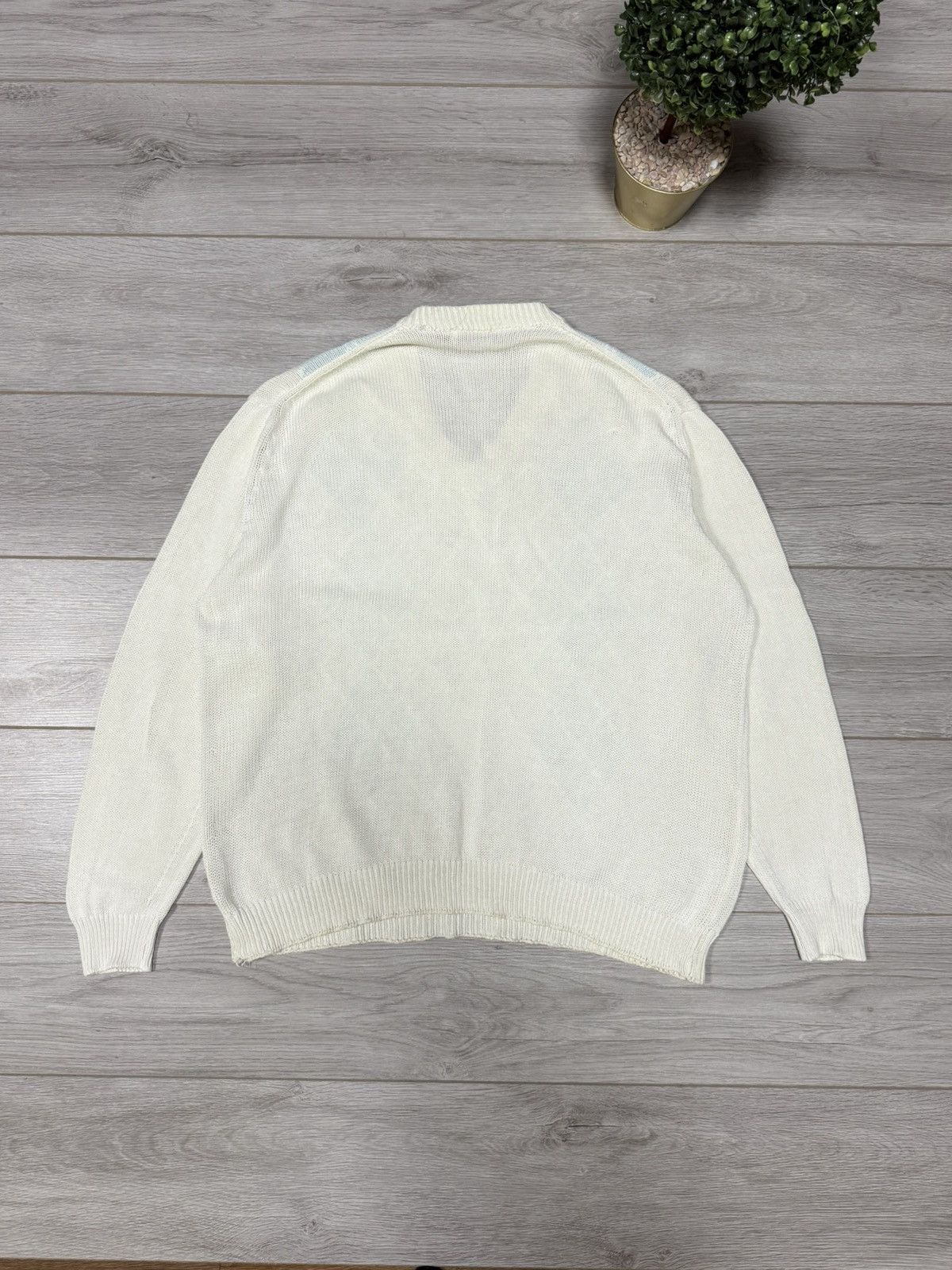 Burberry Burberry vintage knitted patterns sweater England vintage Size US XL / EU 56 / 4 - 8 Thumbnail