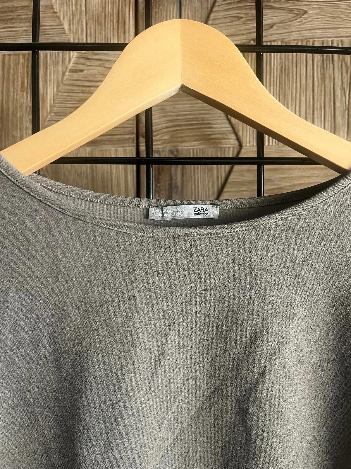 Zara Zara Womens Brown / Olive Sz Medium Short Sleeve Faux Fur Size M / US 6-8 / IT 42-44 - 2 Thumbnail