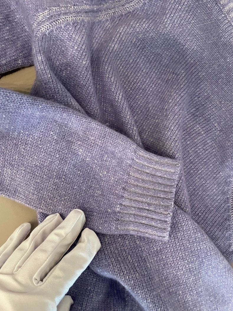 Loro Piana Loro Piana Purple Turtleneck Cashmere Sweater- Size US L / EU 52-54 / 3 - 8 Thumbnail