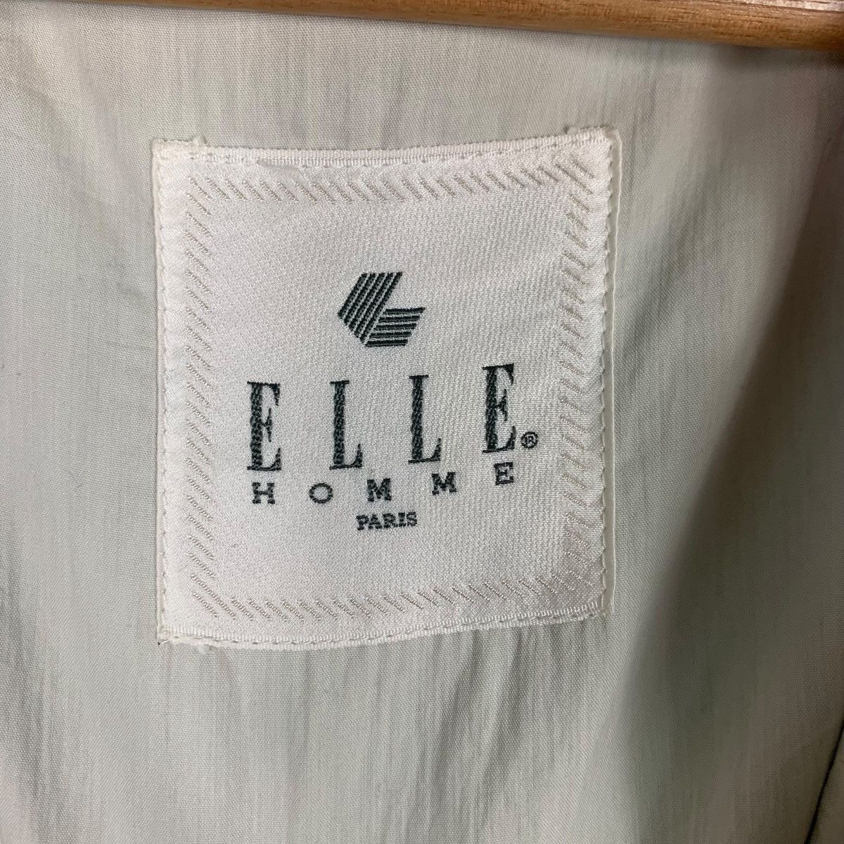 Japanese Brand ELLE Homme Colorblock Hooded Jacket #0432-C20 Size US M / EU 48-50 / 2 - 17 Thumbnail