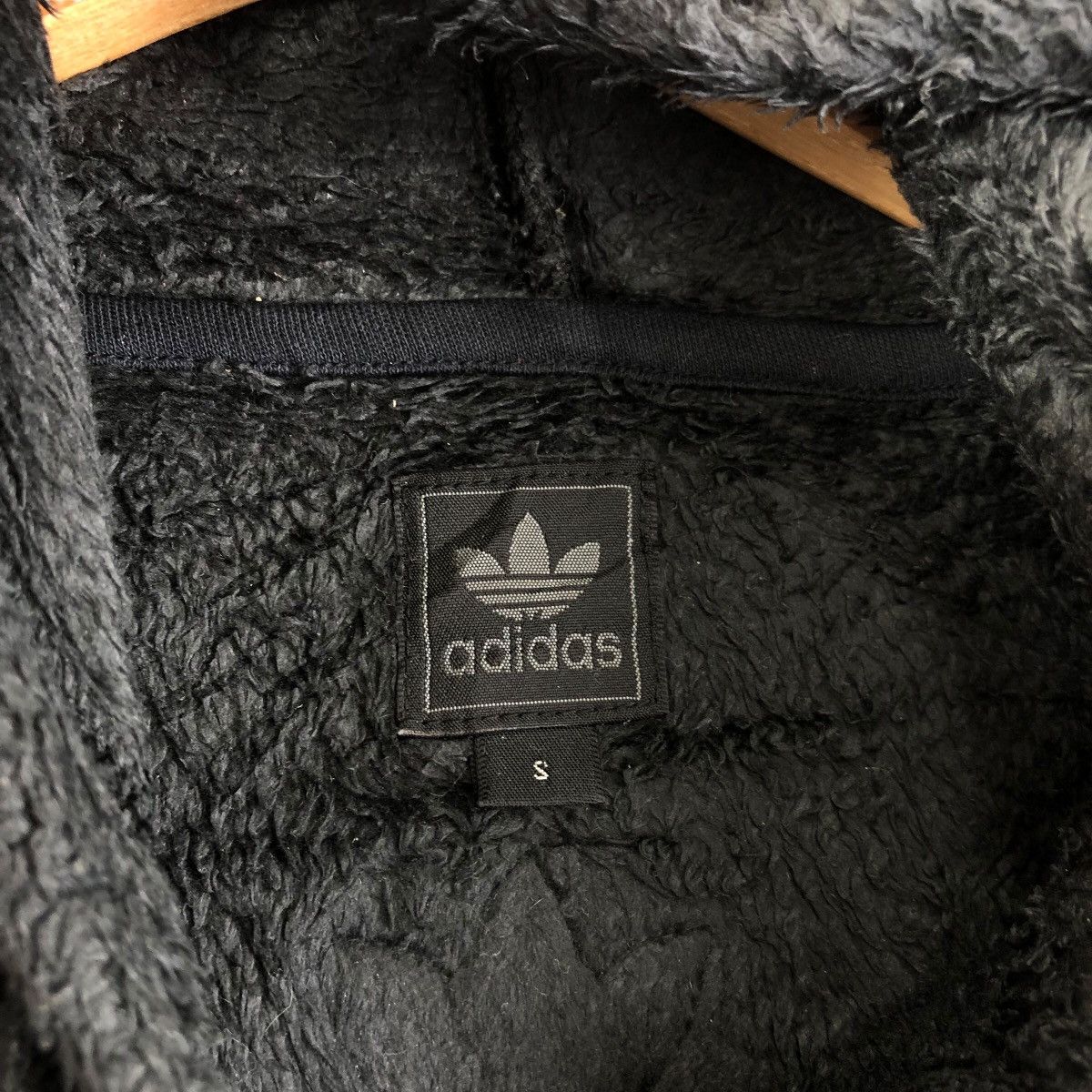 Adidas ADIDAS TREFOIL Zipper Big Logo Fleece Jacket Sweatshirts Size US S / EU 44-46 / 1 - 3 Thumbnail