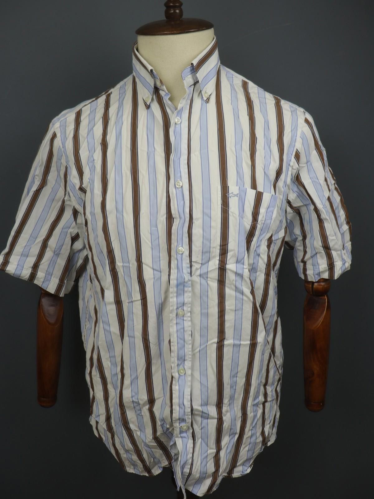 Paul & Shark Paul & Shark Yachting Multi Striped 100% Shirt Size 42 Size US M / EU 48-50 / 2 - 1 Thumbnail